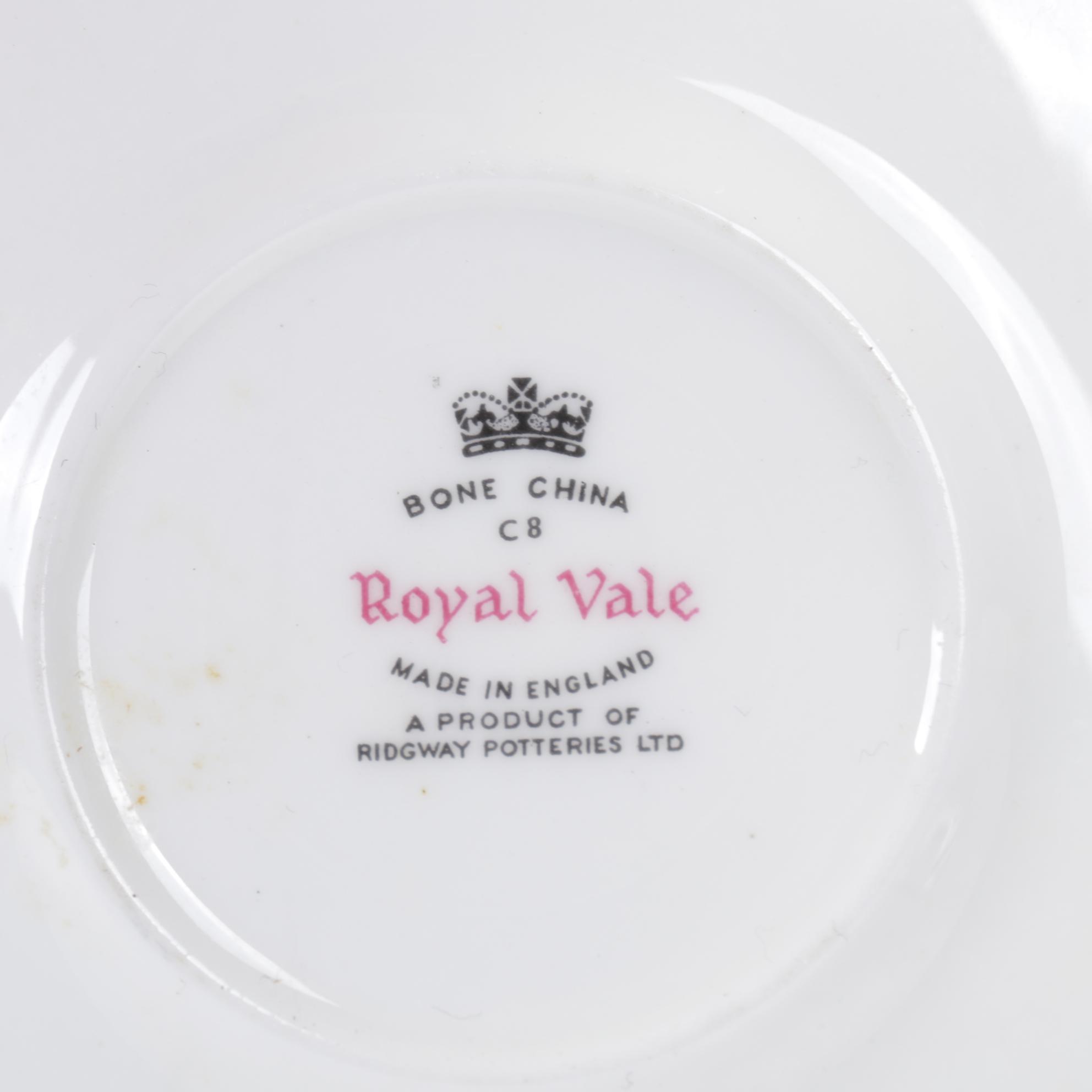 Royal Sealy China and Assorted Porcelain Teacup and Saucer Collection