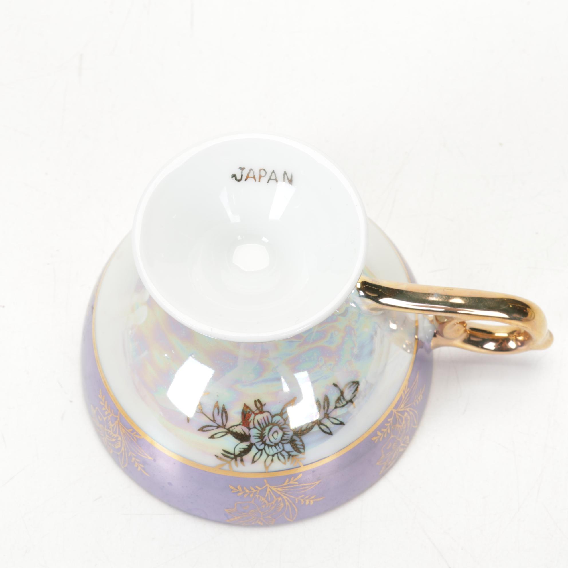 Royal Sealy China and Assorted Porcelain Teacup and Saucer Collection