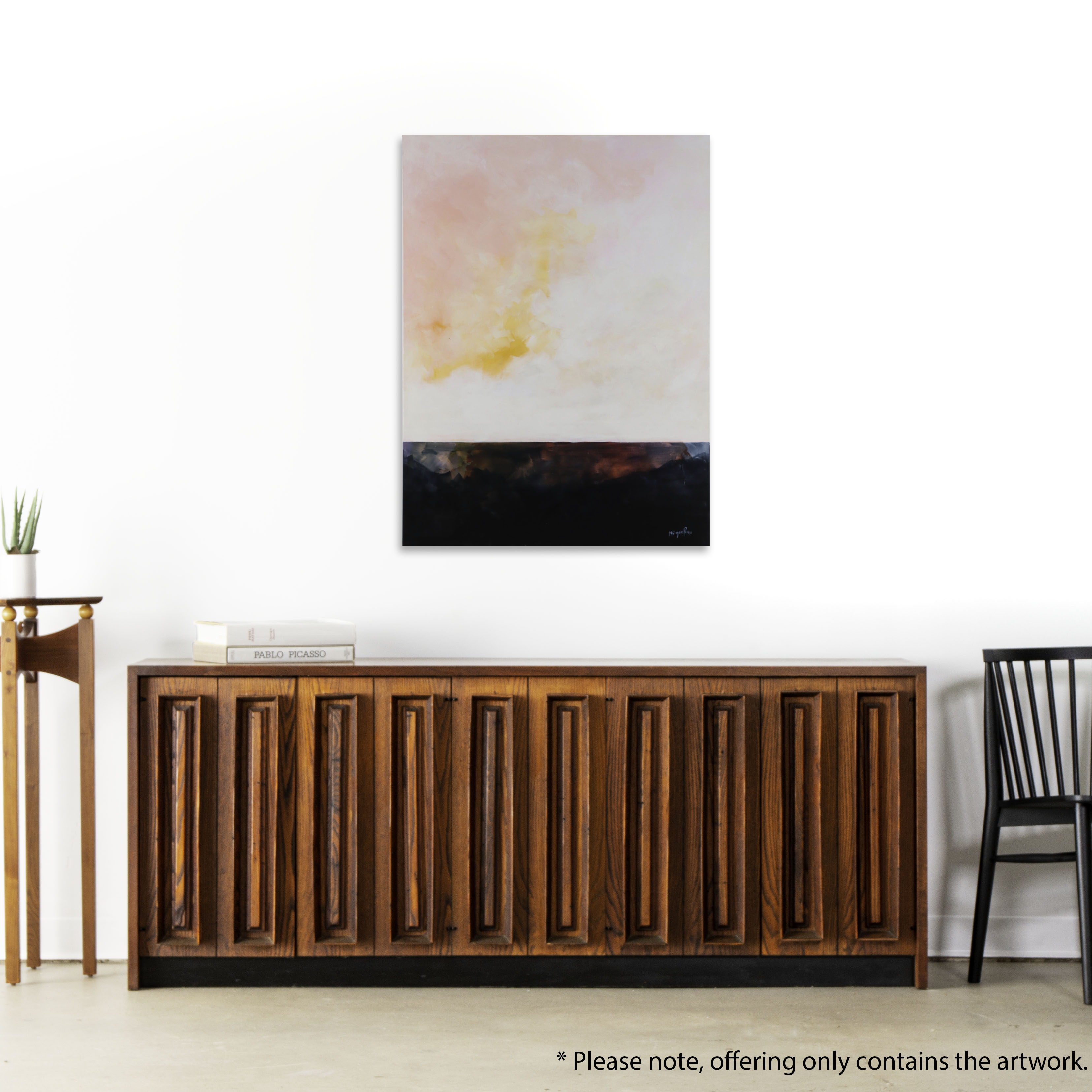 Milagros Pongo Oil Painting "Marina," 21st Century