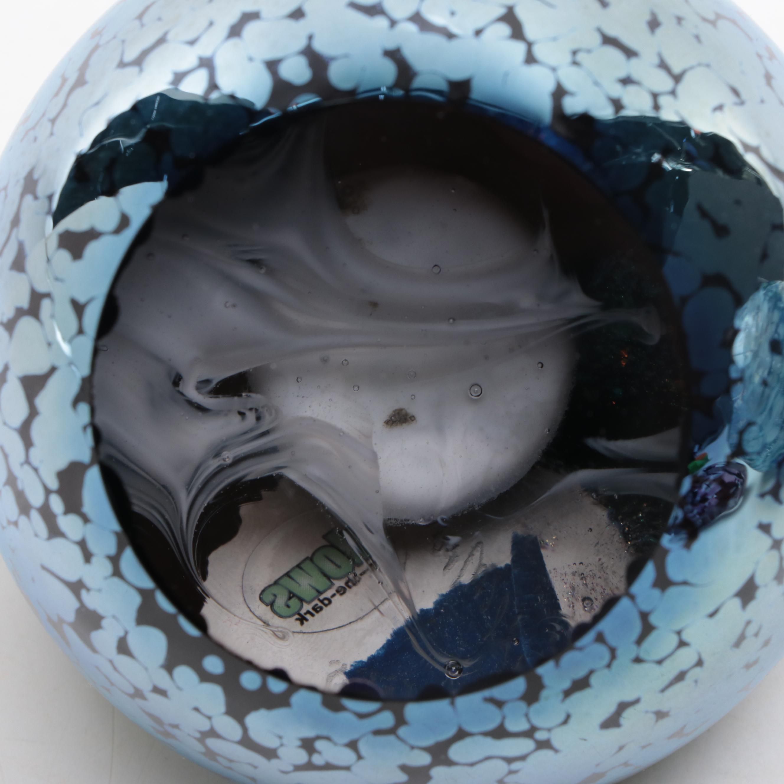 Glass Eye Studio "Full Moon"  and Other Paperweights