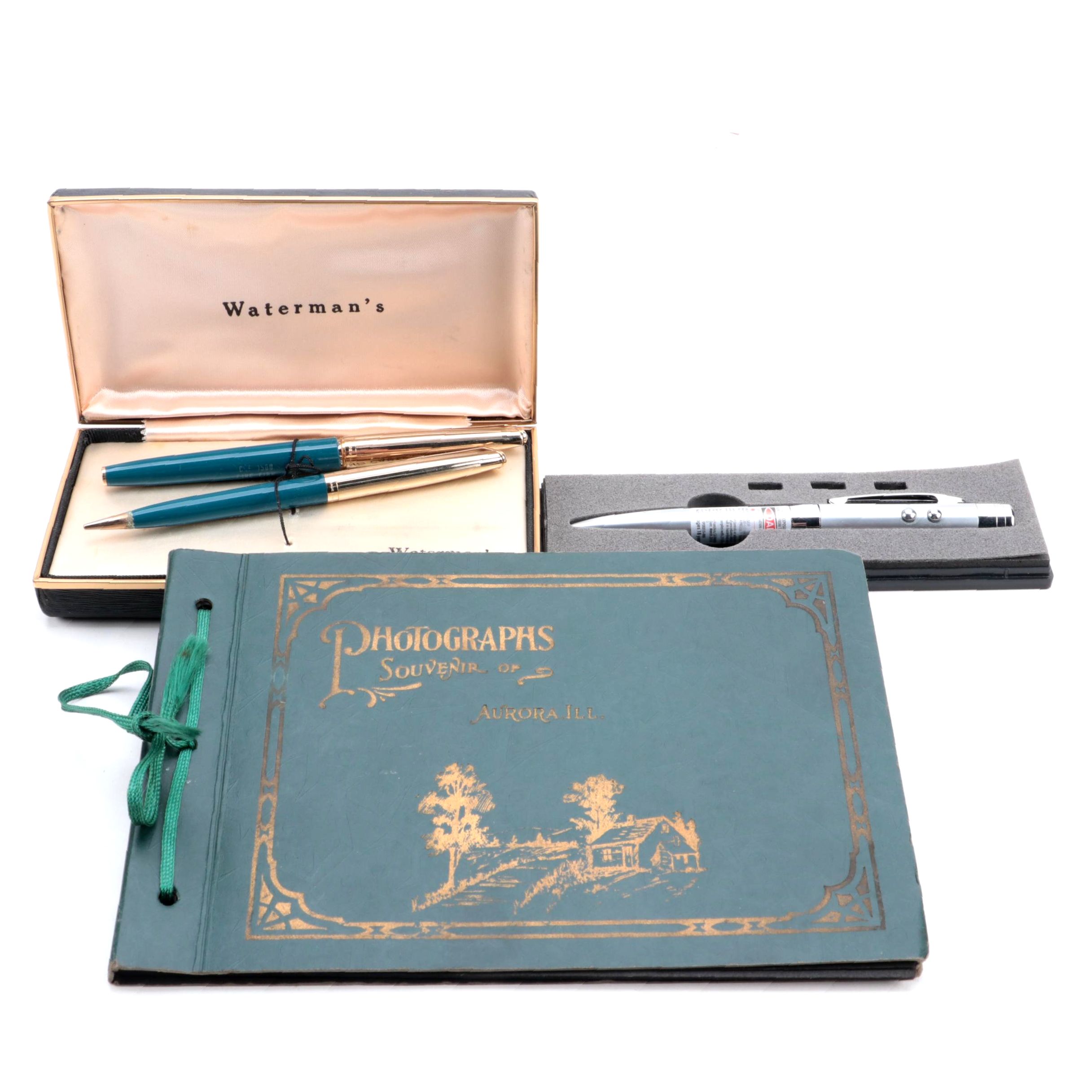 Waterman with Other Pens, Mechanical Pencil and Souvenir Album