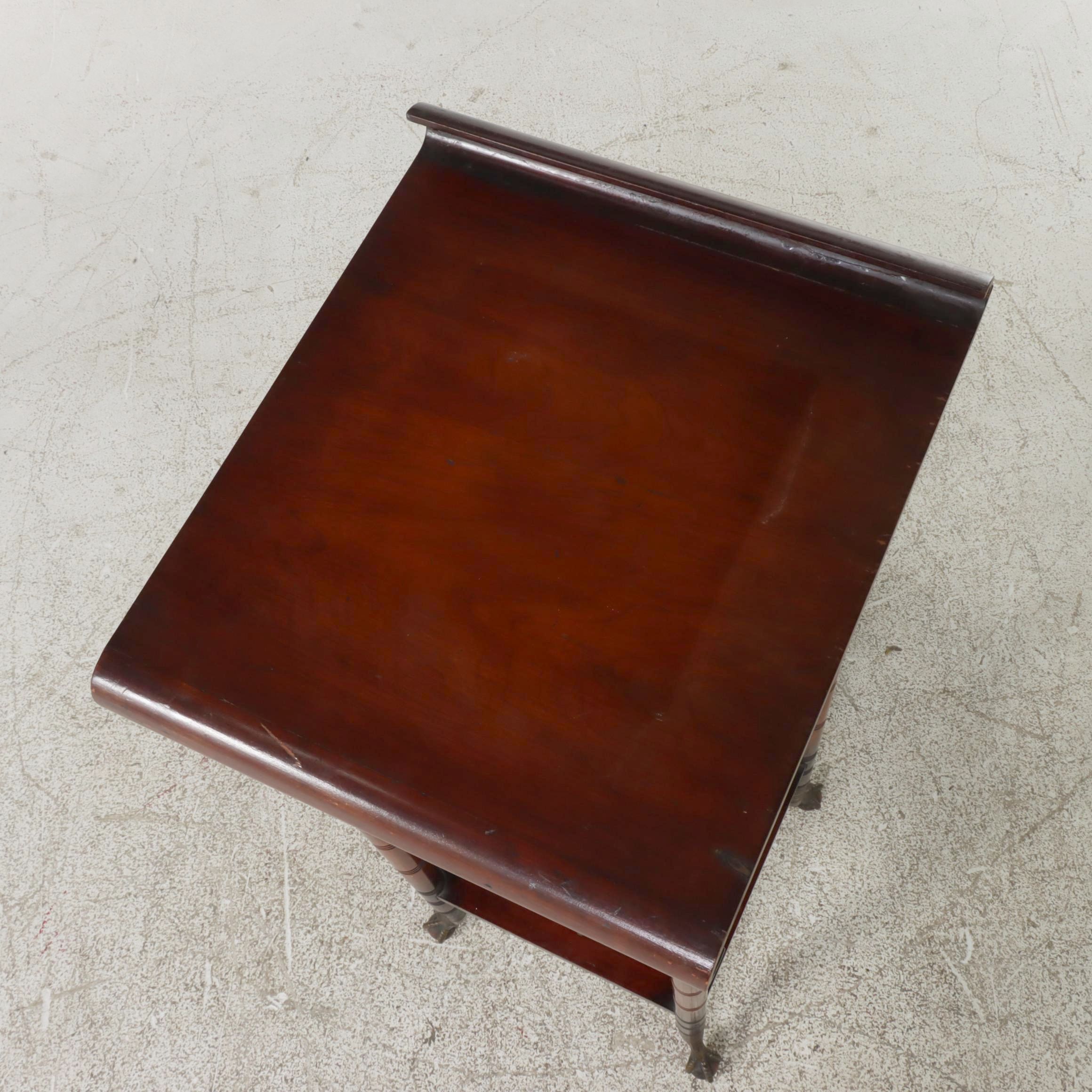 Aesthetic Movement Birch Pedestal, Late 19th / Early 20th Century