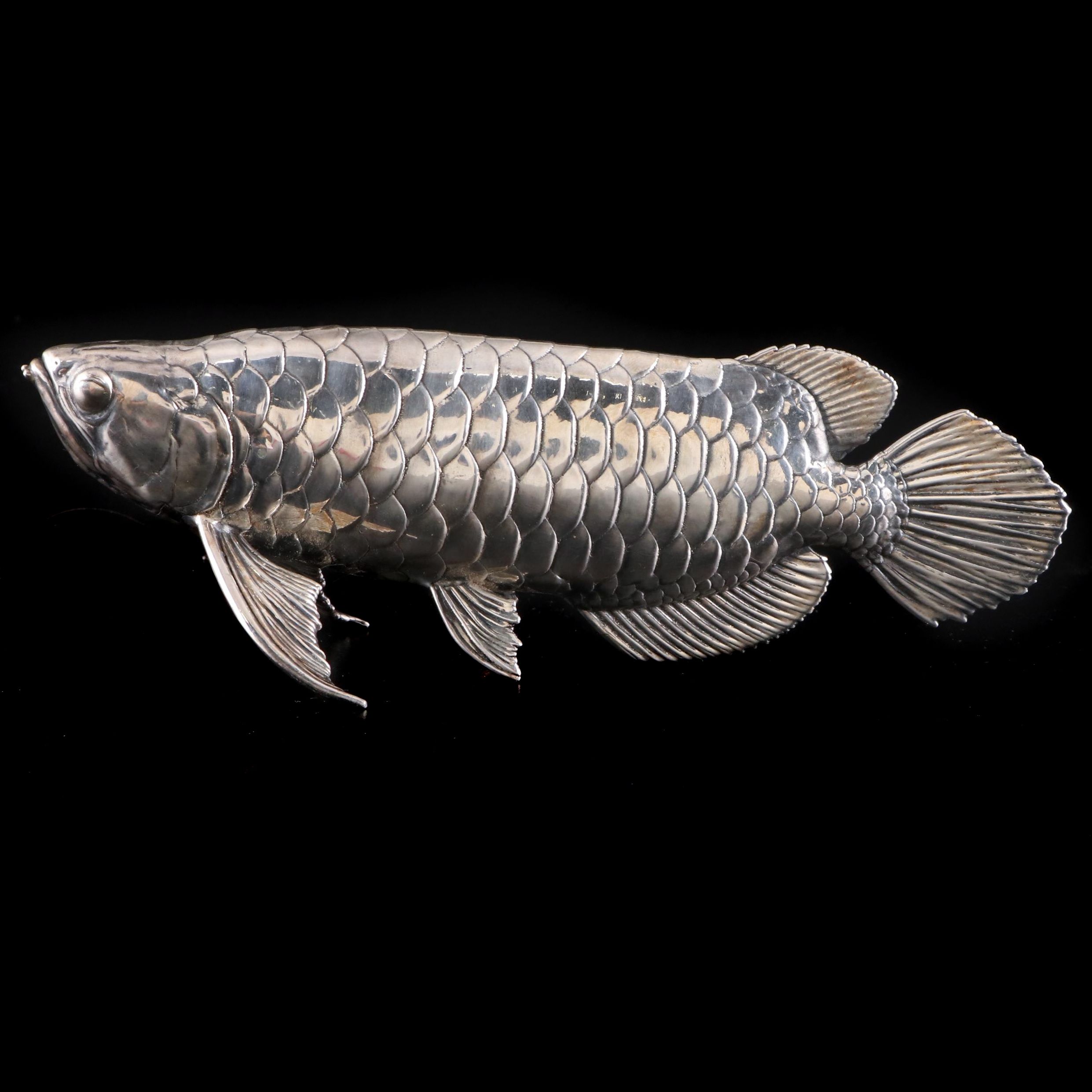 Sterling Silver Arowana Lucky Fish