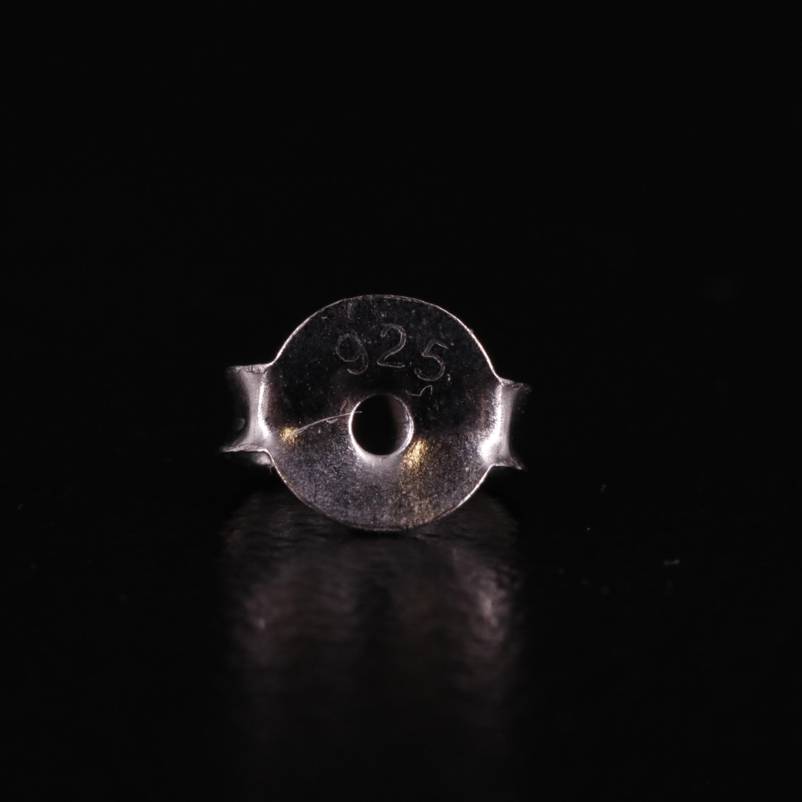 Sterling Diamond Earrings