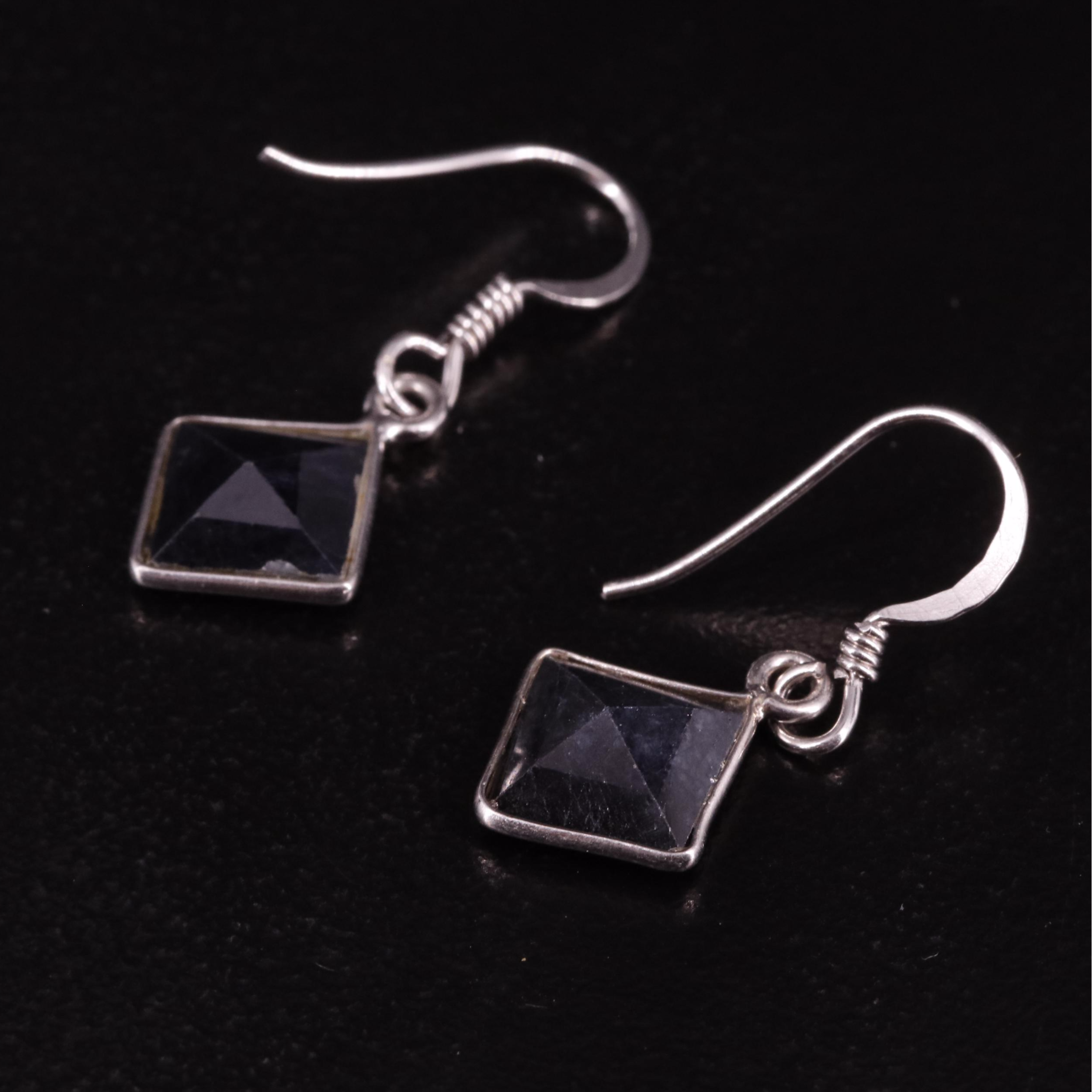 Sterling Filled Corundum Earrings