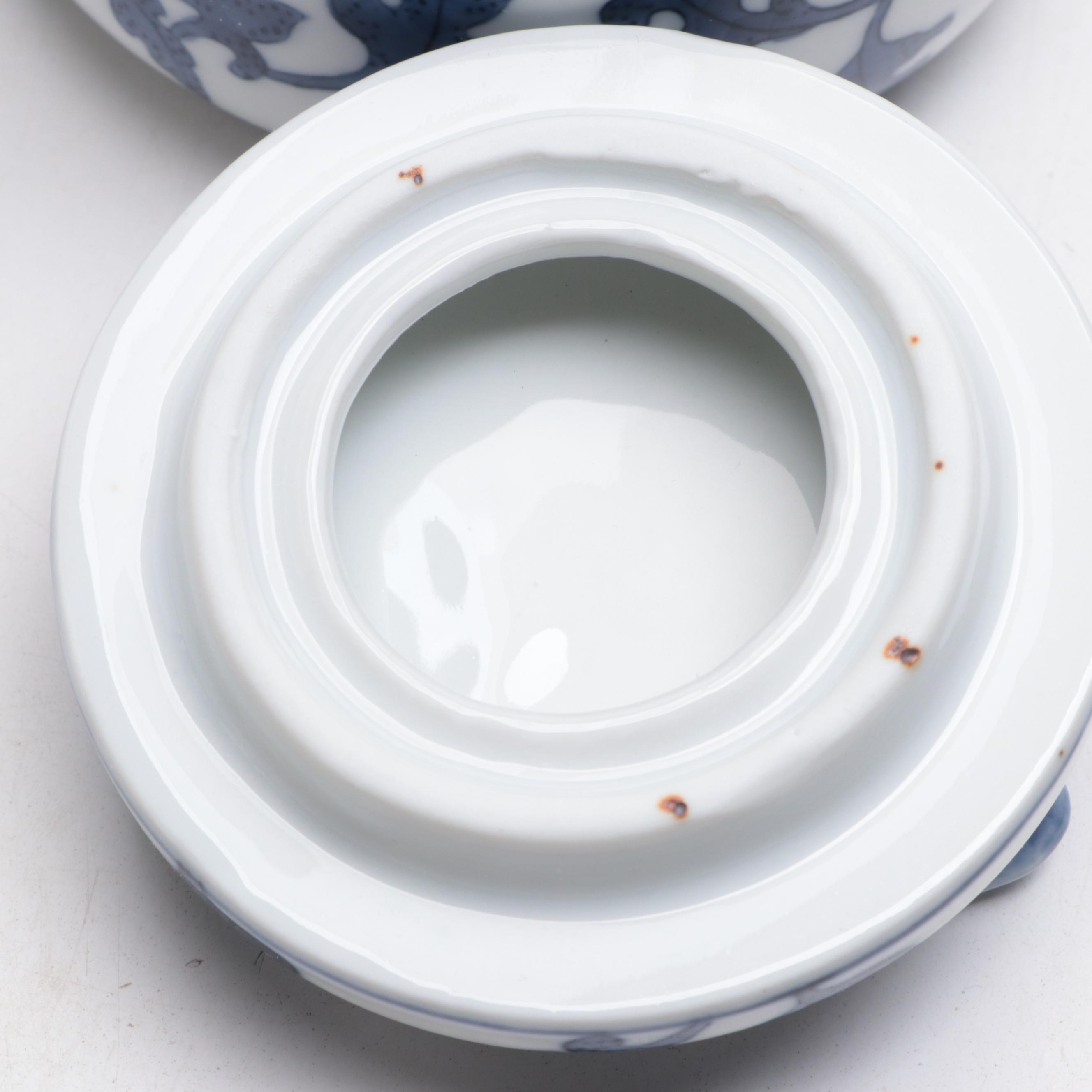 Gump's, Maitland-Smith with Other Blue and White Porcelain Jars