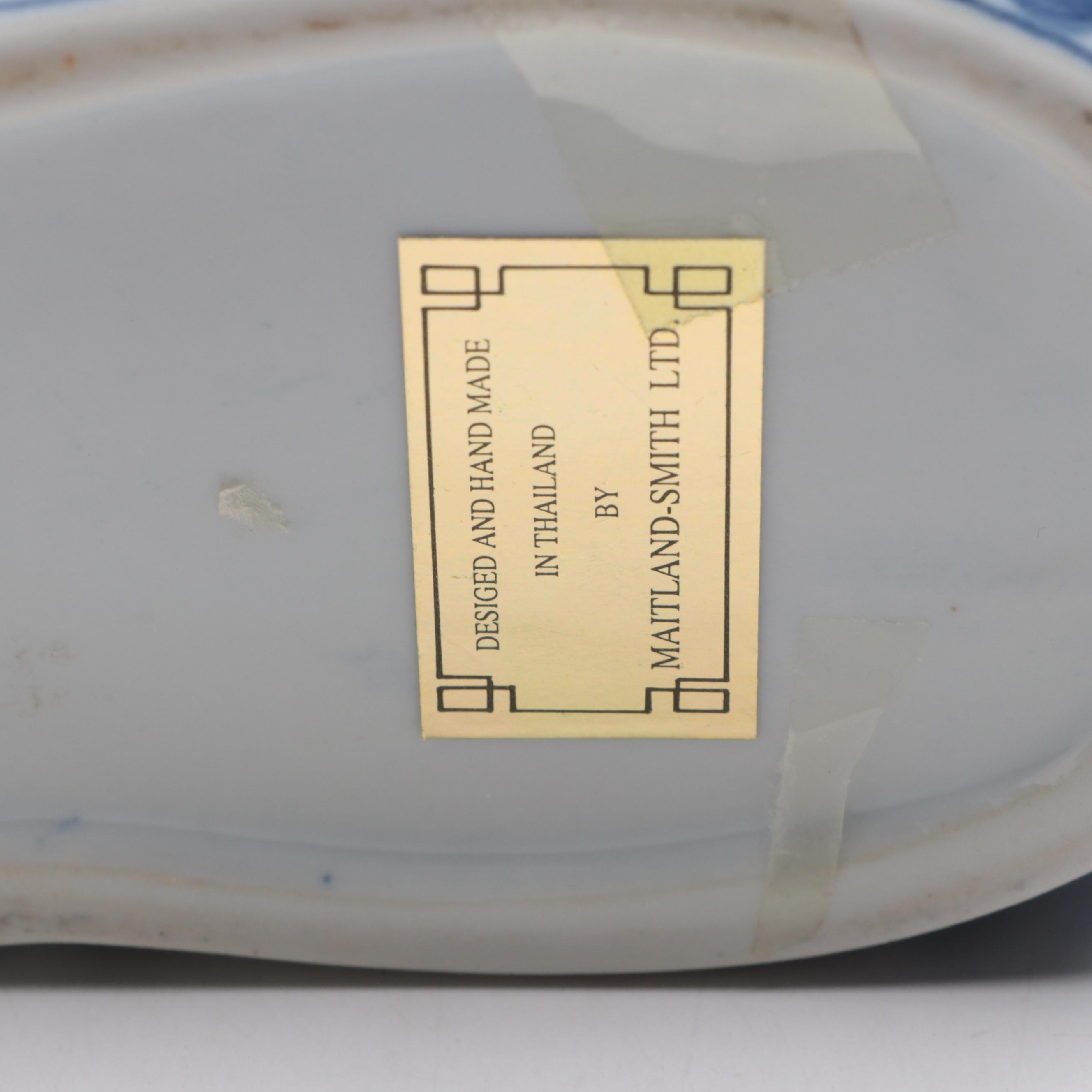 Gump's, Maitland-Smith with Other Blue and White Porcelain Jars