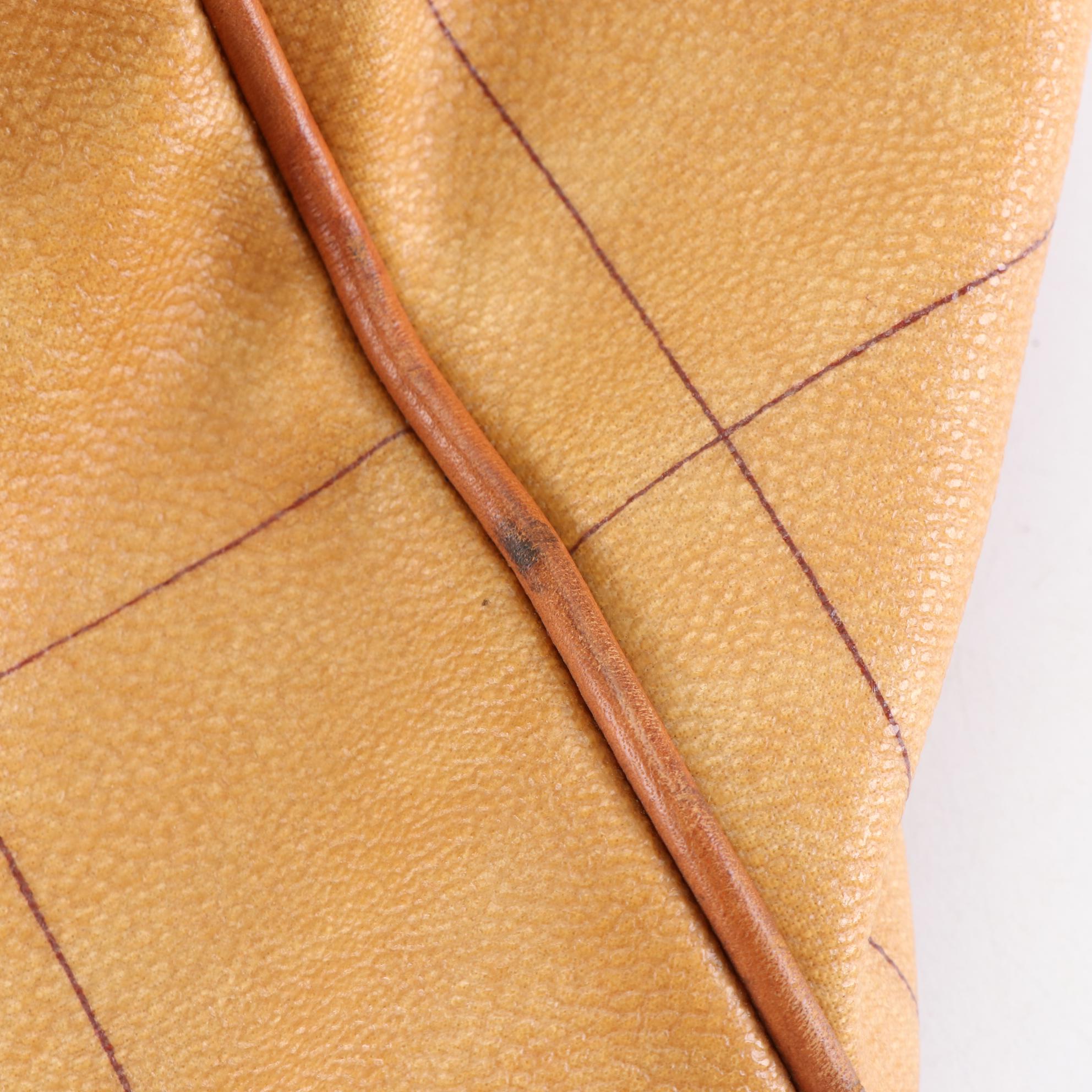 Alviero Martini 1a Classe Geo Classic Coated Canvas and Leather Weekender Bag