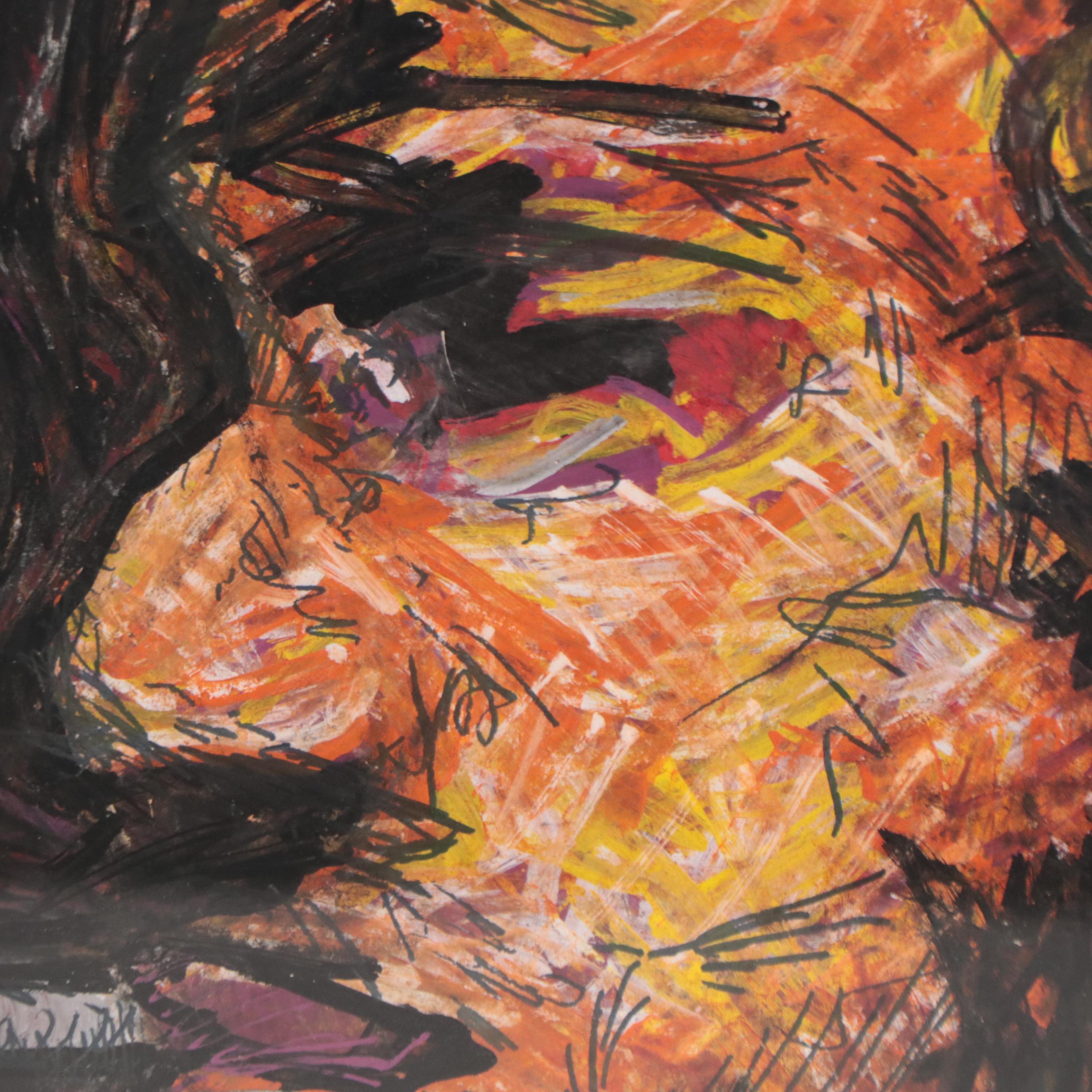 Anthony Ray Springate Jr. Mixed Media Painting "Couldn't Stop me If they Tried"