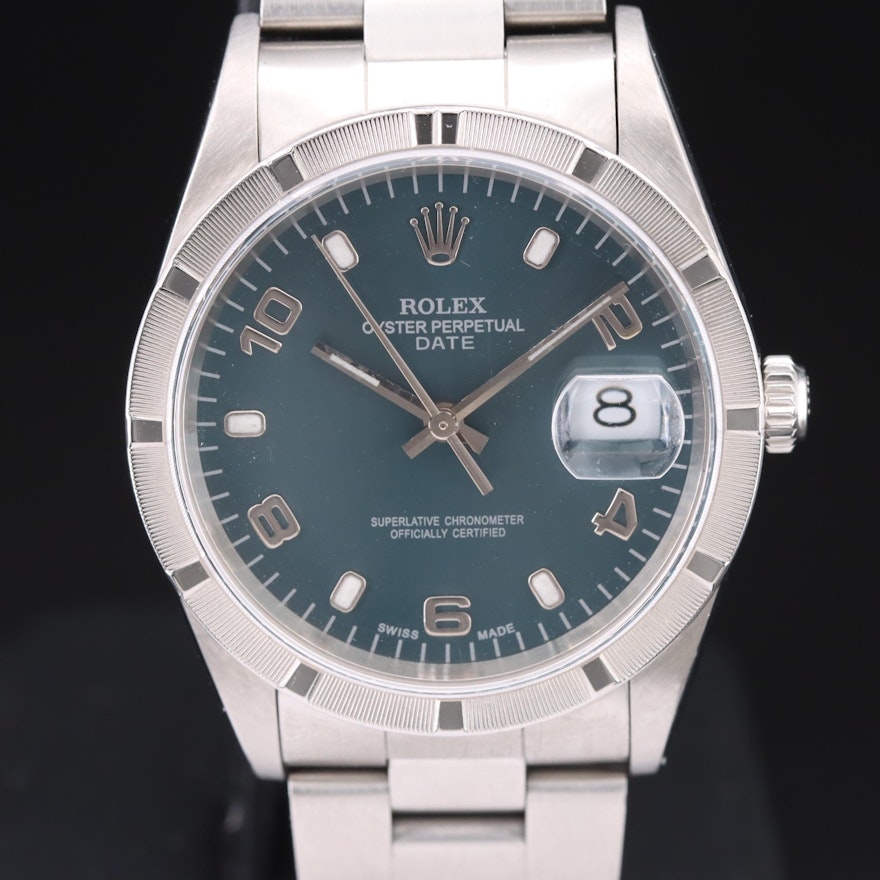 2001 Rolex Oyster Perpetual Date Wristwatch