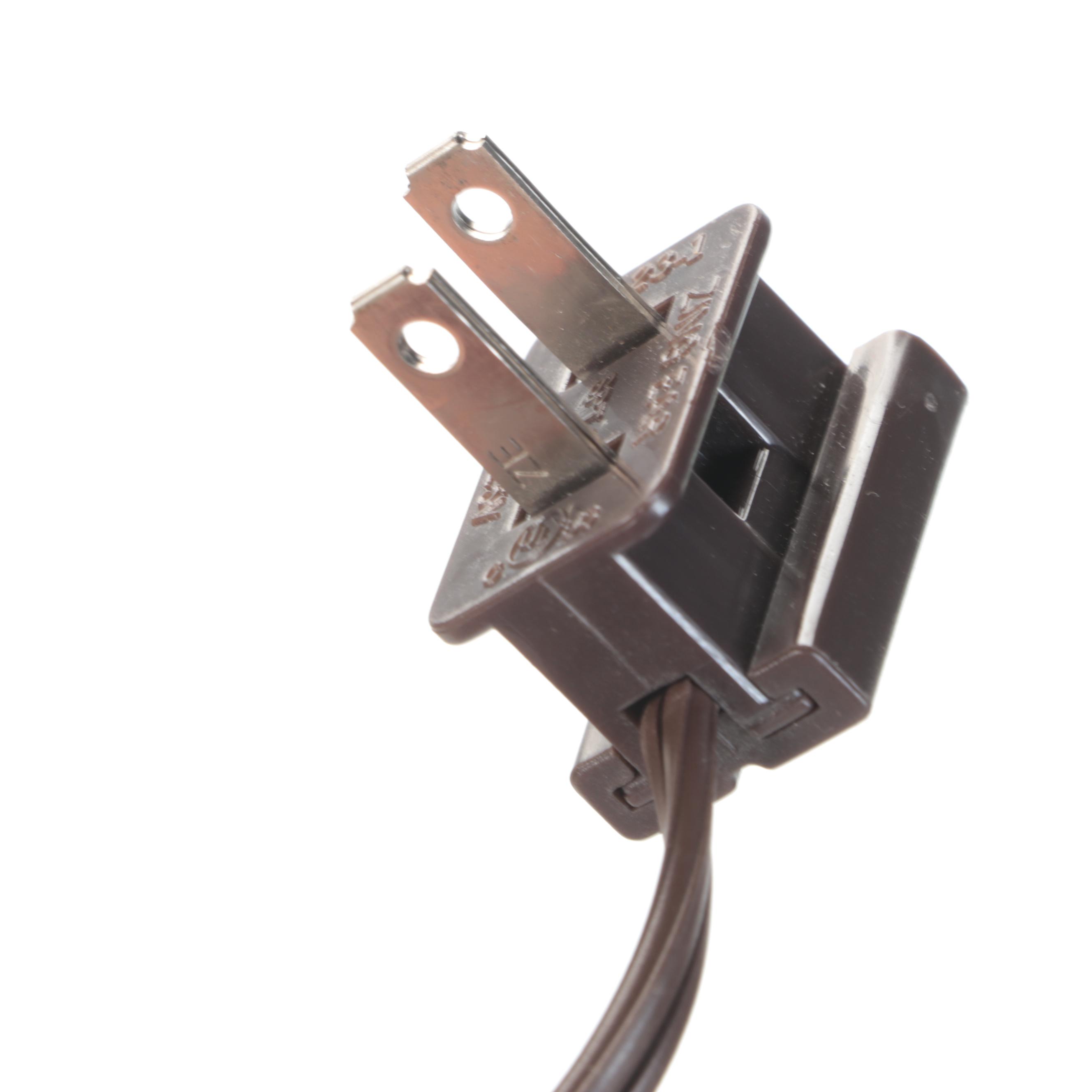 Brass and Faux Ram's Horn Table Lamp, Mid-20th Century