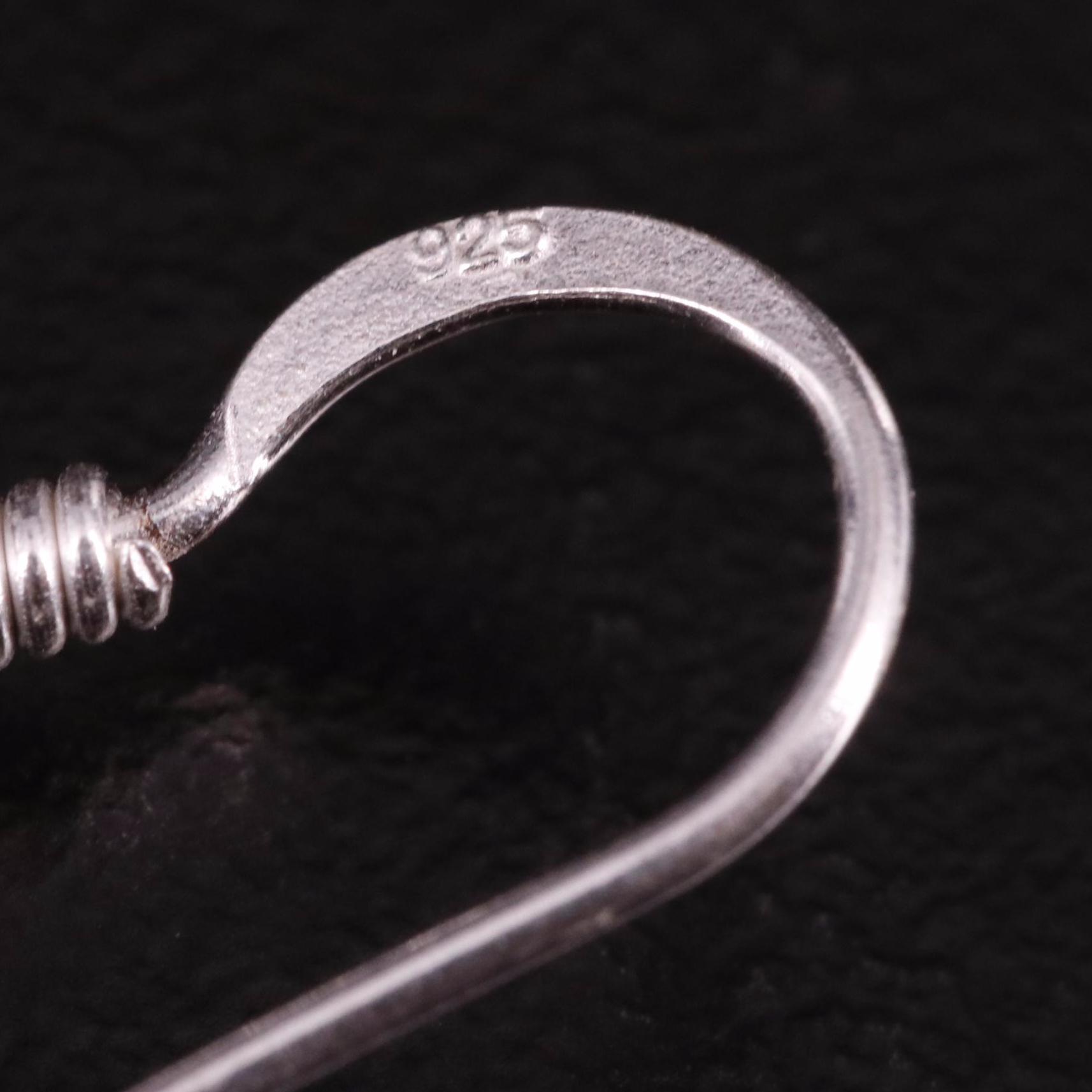 Sterling Amethyst Drop Earrings