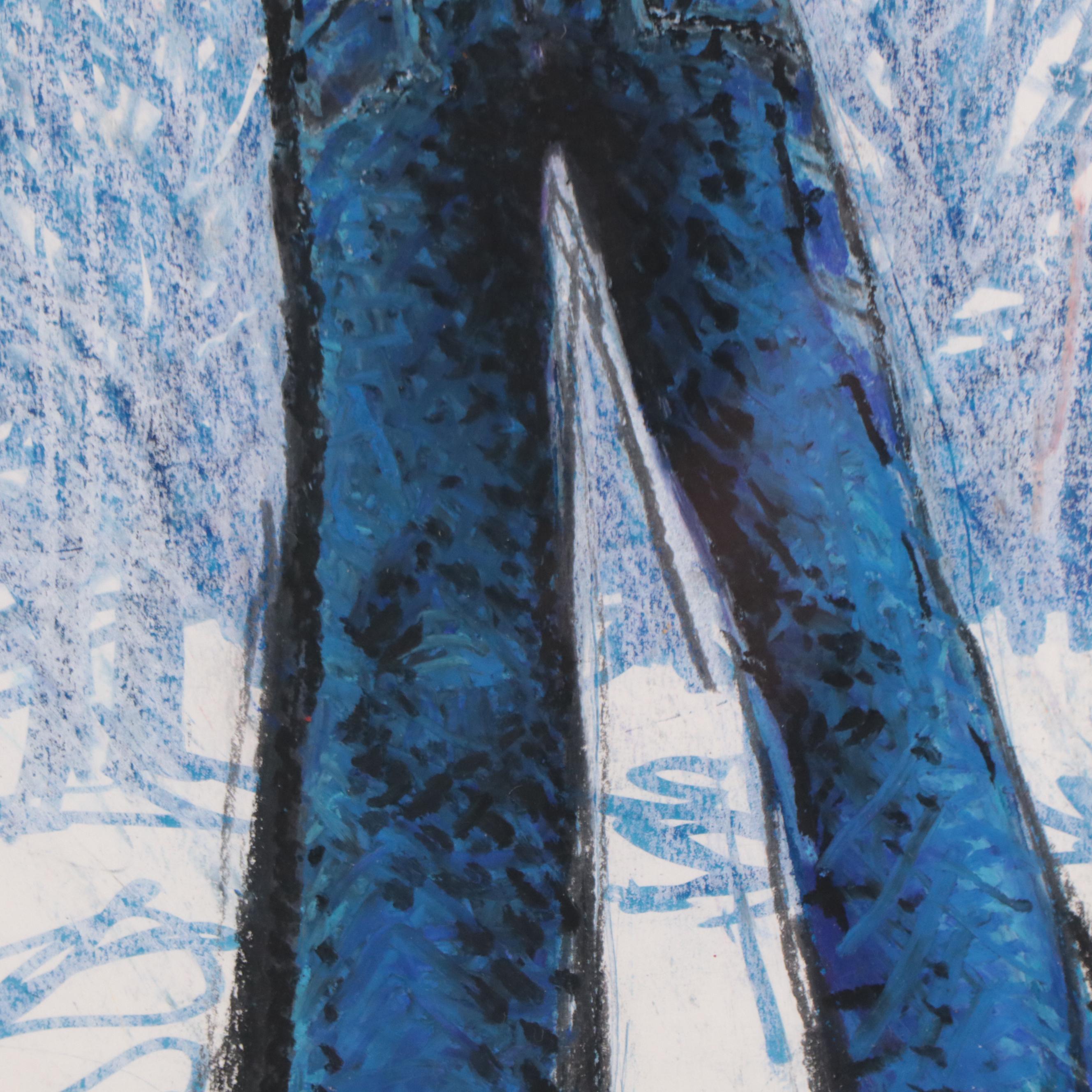 Anthony Ray Springate Jr. Drawing "Turn Back. Just Look At Me. I Love You." 2020