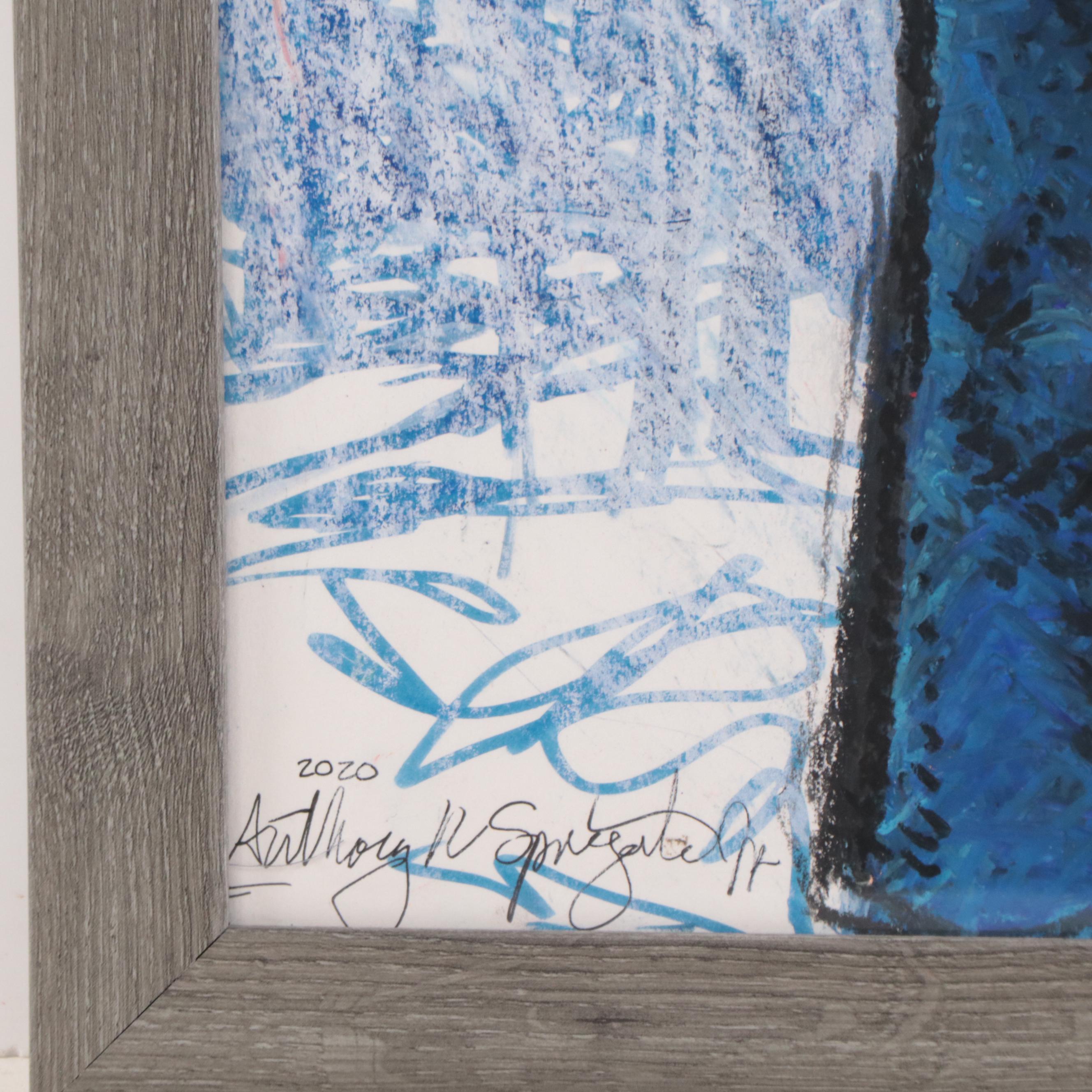 Anthony Ray Springate Jr. Drawing "Turn Back. Just Look At Me. I Love You." 2020