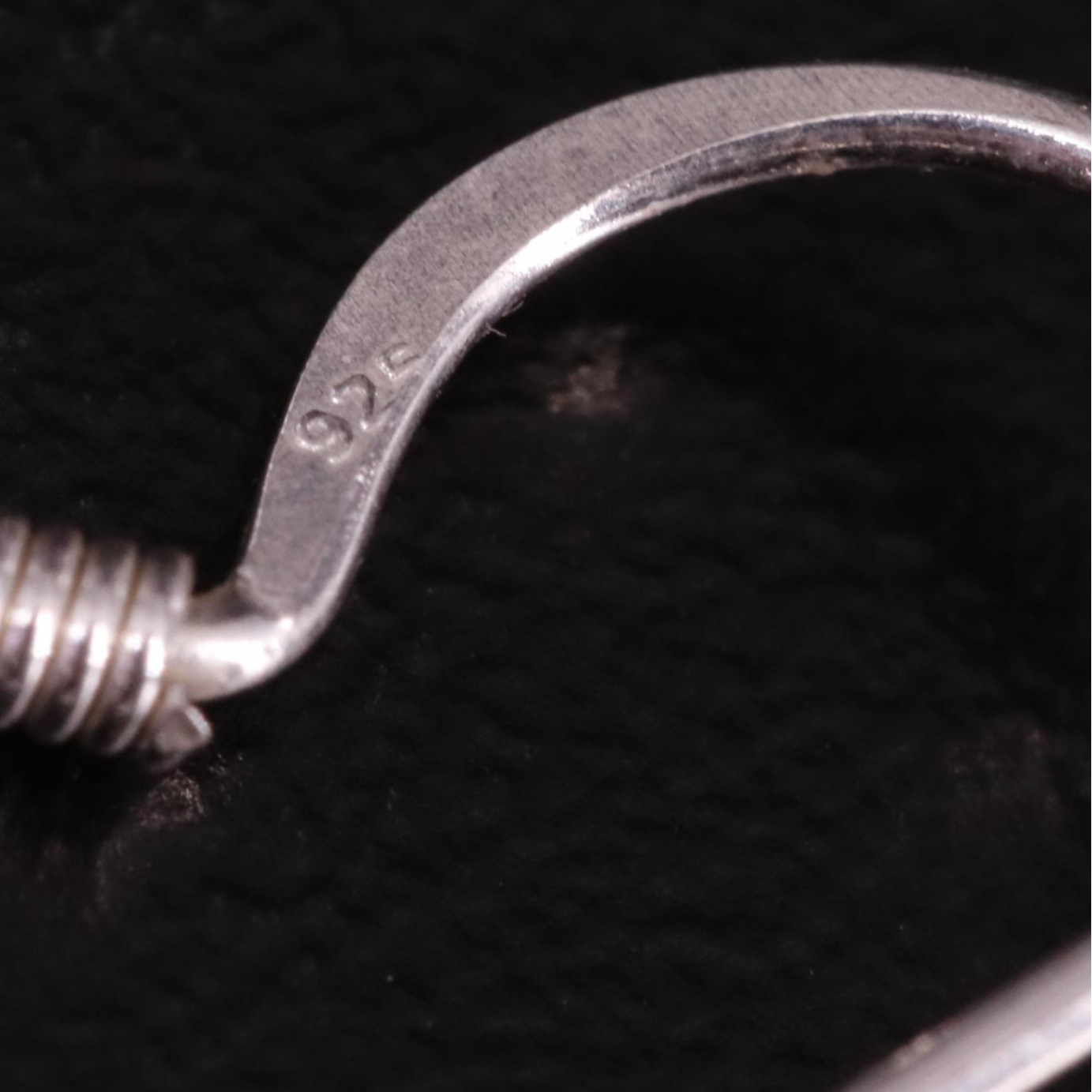 Sterling Amethyst Drop Earrings