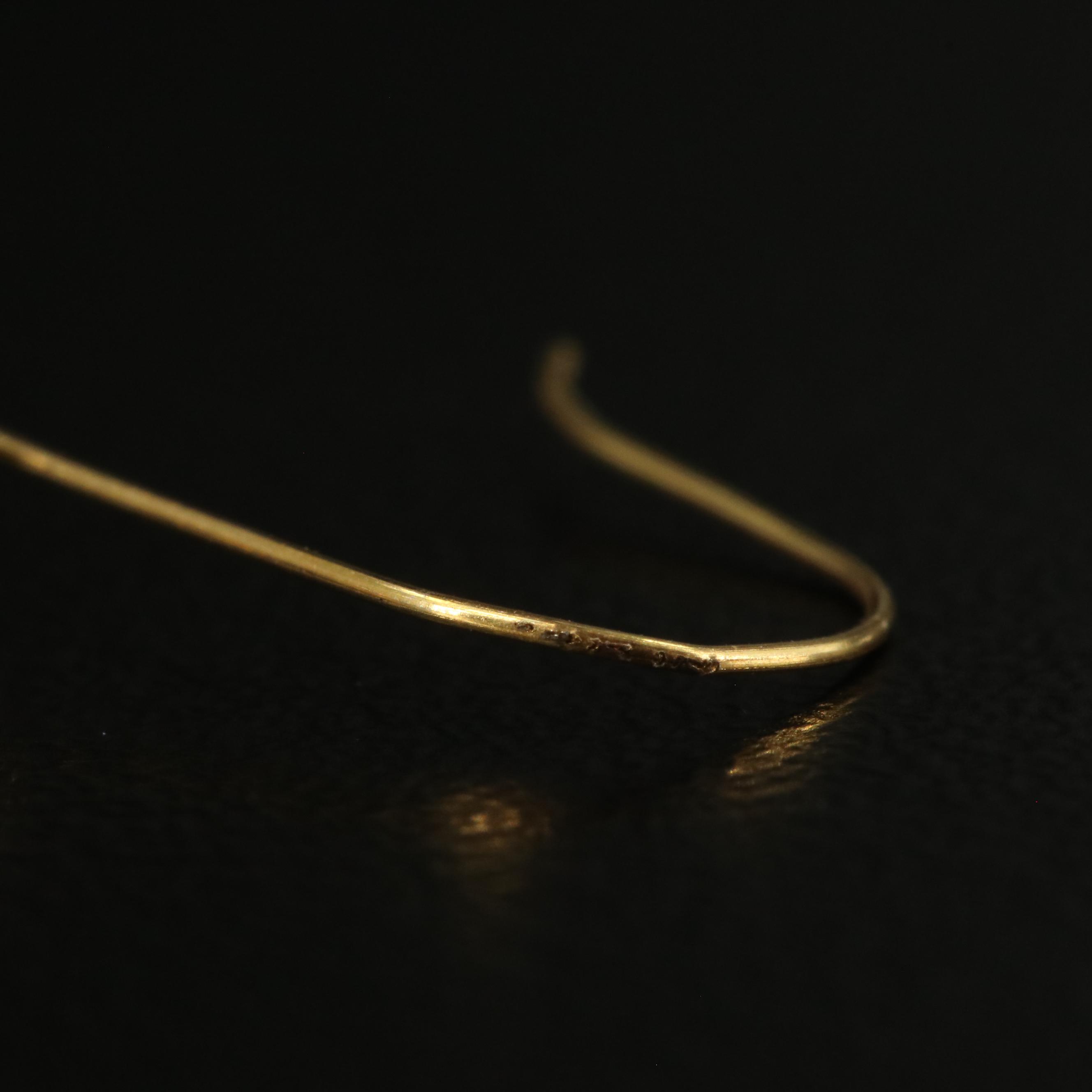 14K Citrine Drop Earrings