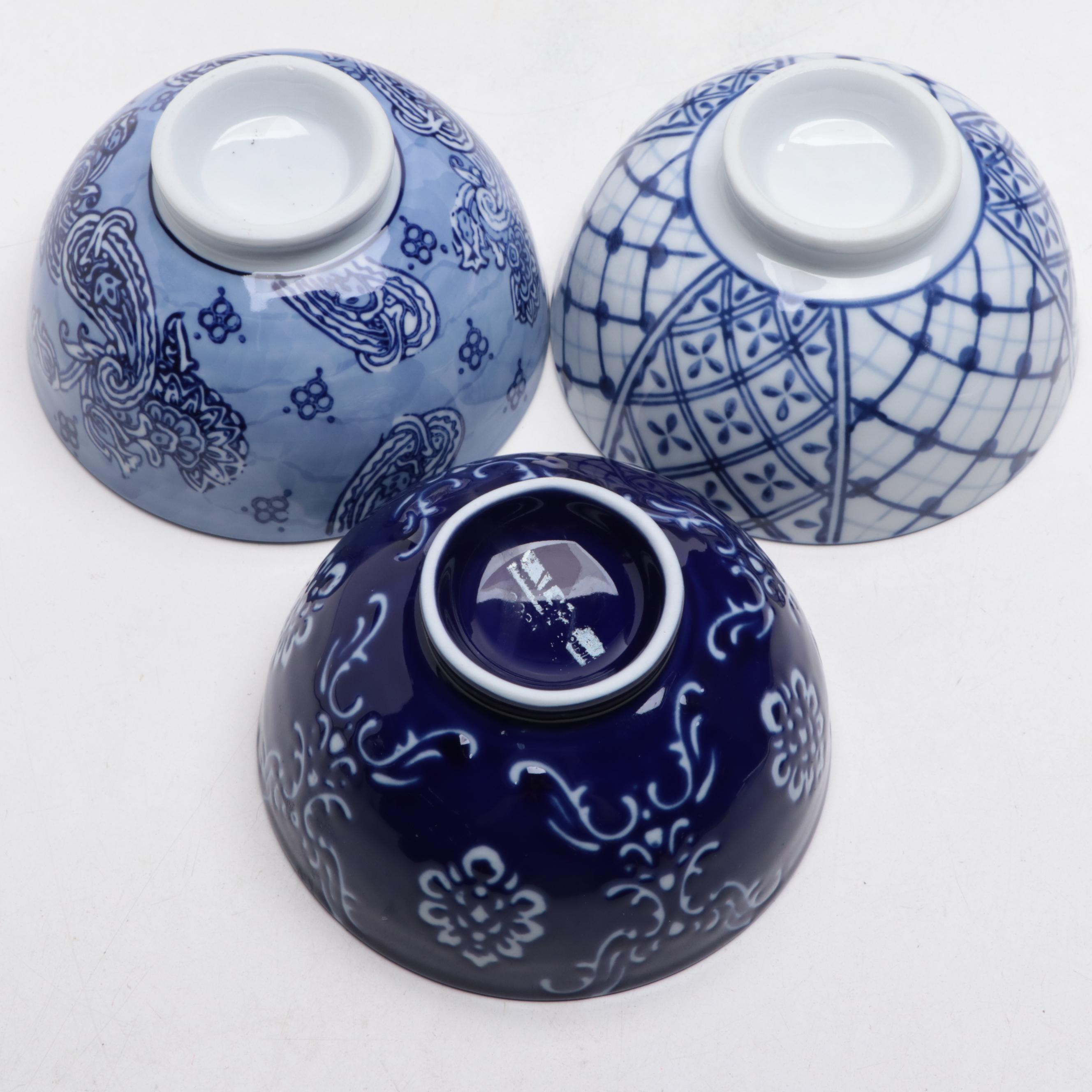 Furnivals "Old Chelsea" Earthenware Tureen with Blue and White Tableware