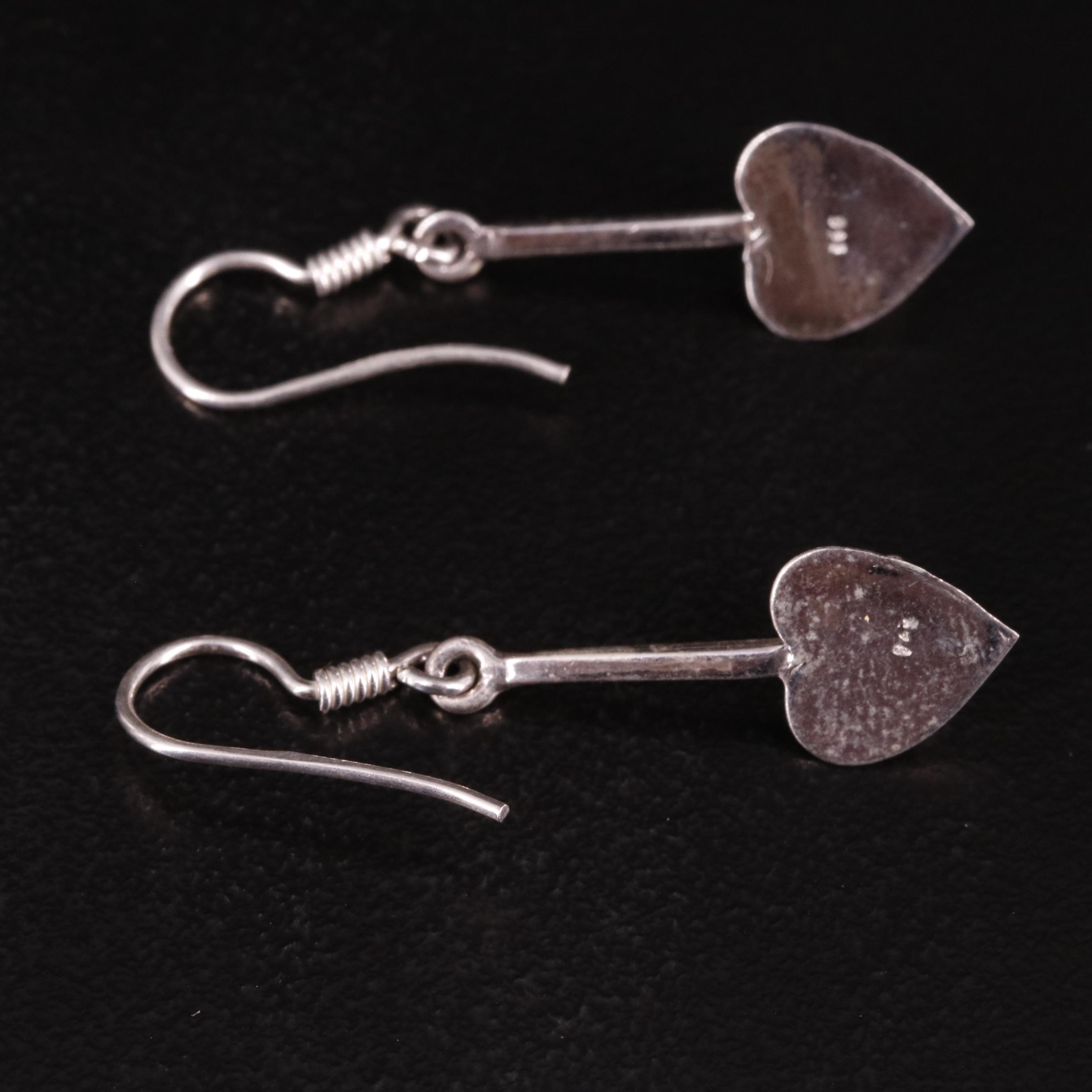 Sterling Filled Corundum Drop Earrings