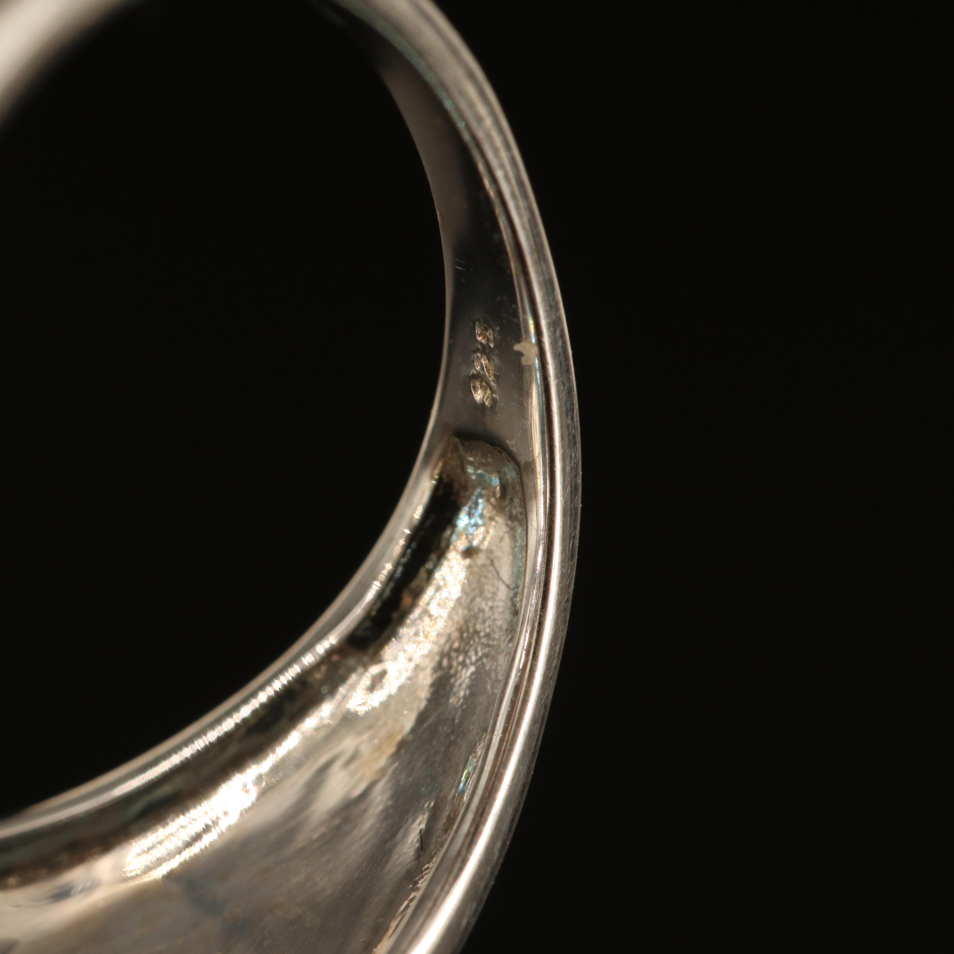 Sterling Swiss Blue Topaz and Diamond Ring