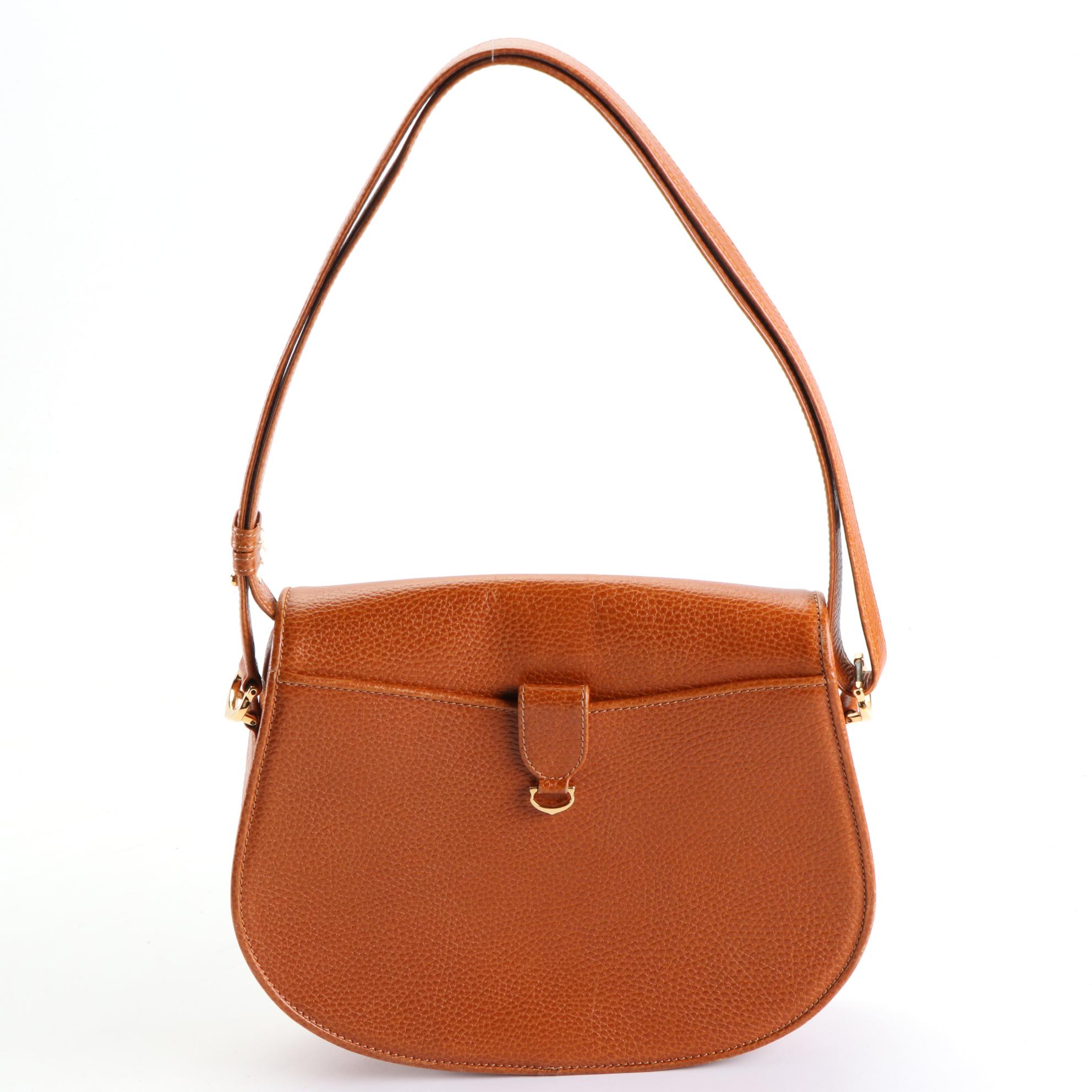 Must de Cartier Flap Shoulder Bag in Grain Leather