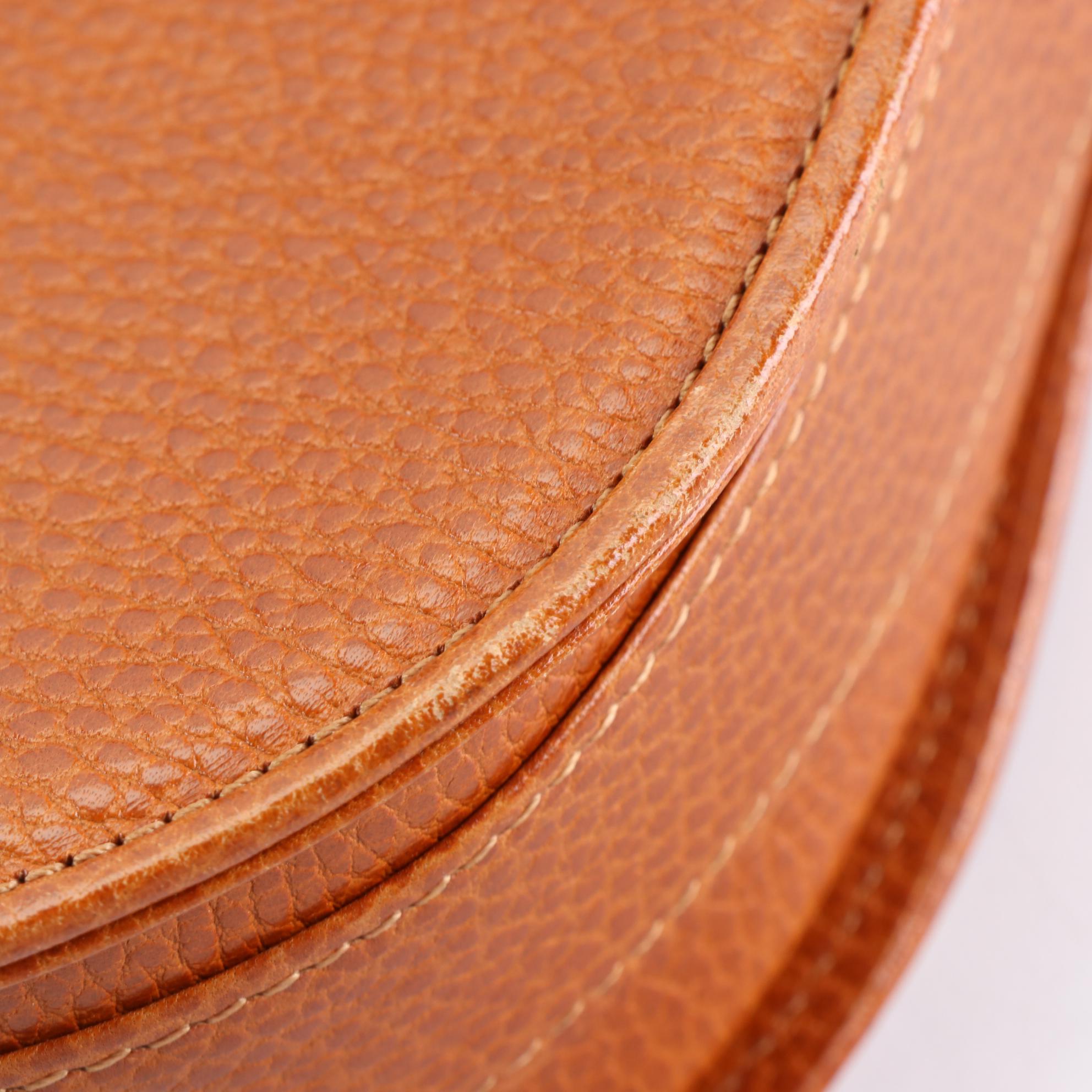 Must de Cartier Flap Shoulder Bag in Grain Leather