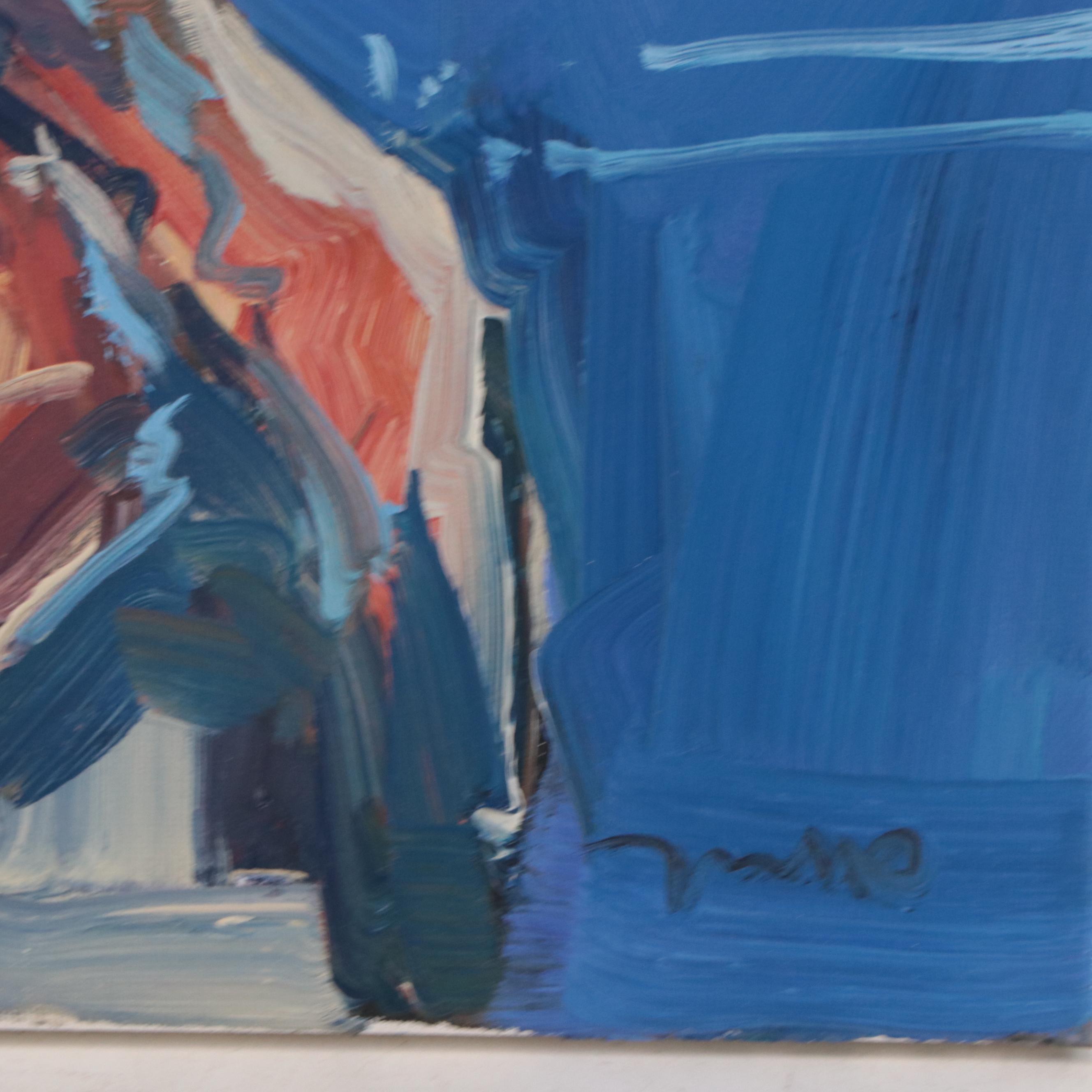 Jose Trujillo Oil Painting "The Lone Wolf," 2023