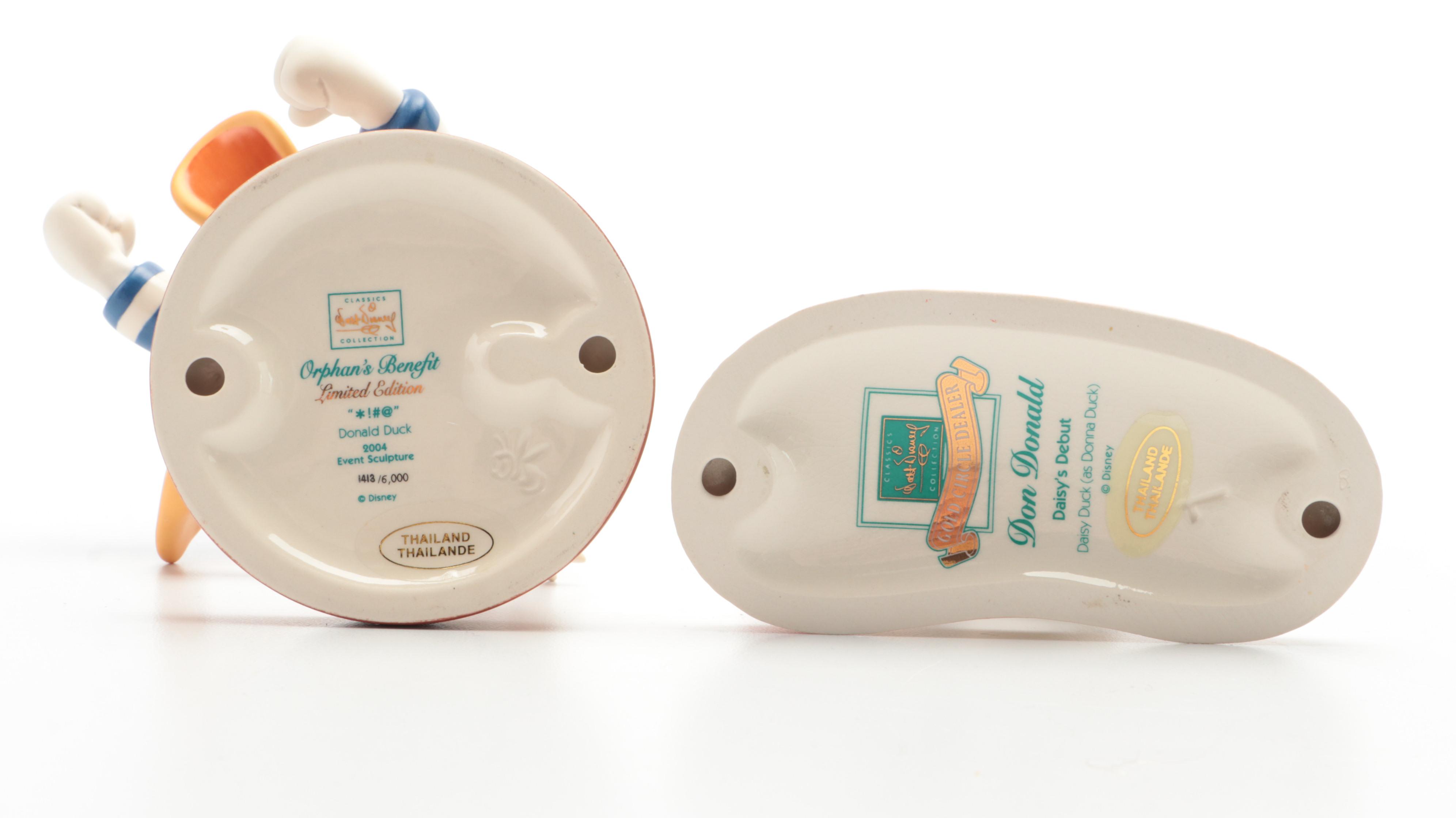 Walt Disney Classics Collection Ceramic Figurines with "The Mickey Mouse Club"