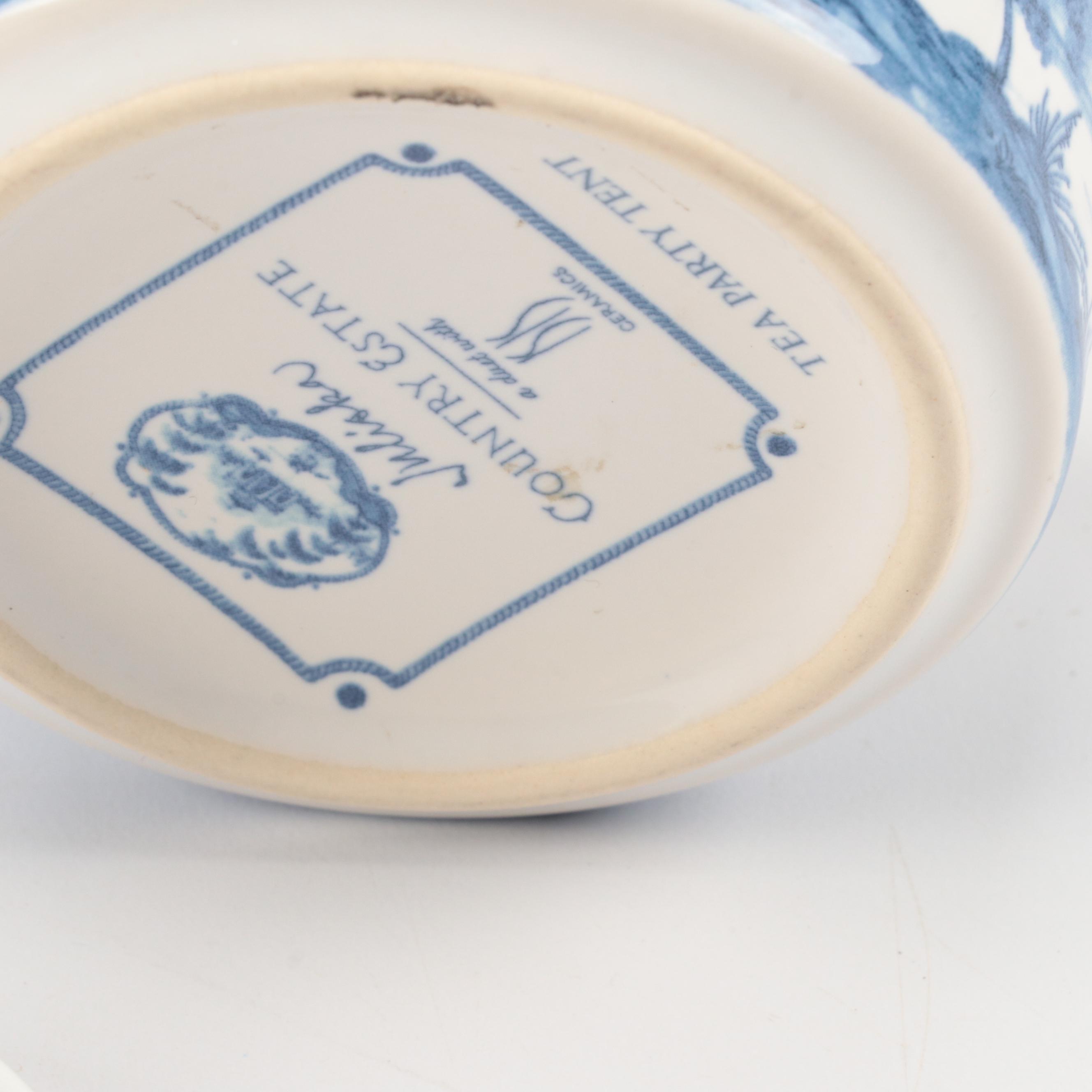 Royal Copenhagen Blue Fluted Porcelain Bud Vase with Other Porcelain