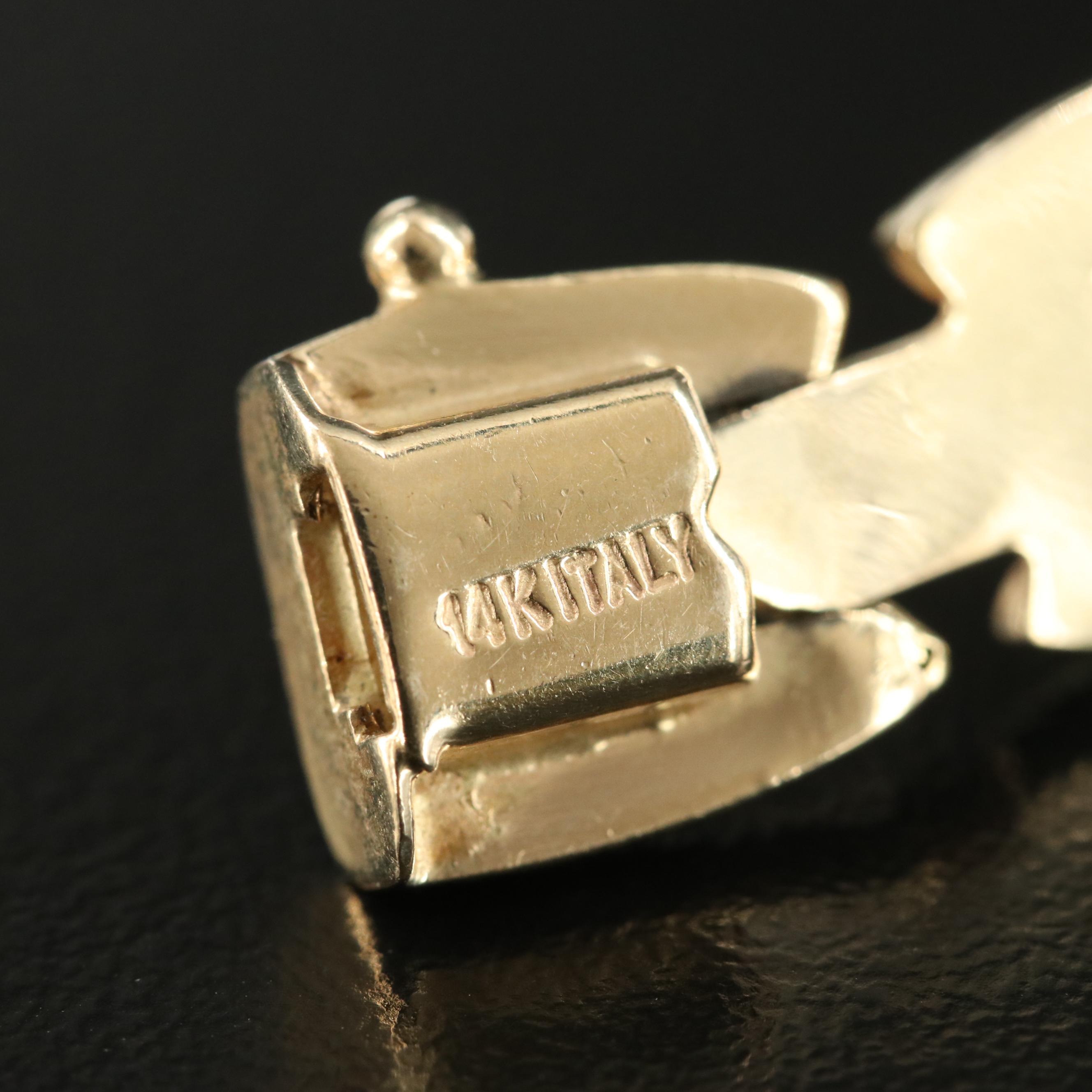 Italian 14K Fancy Link Bracelet