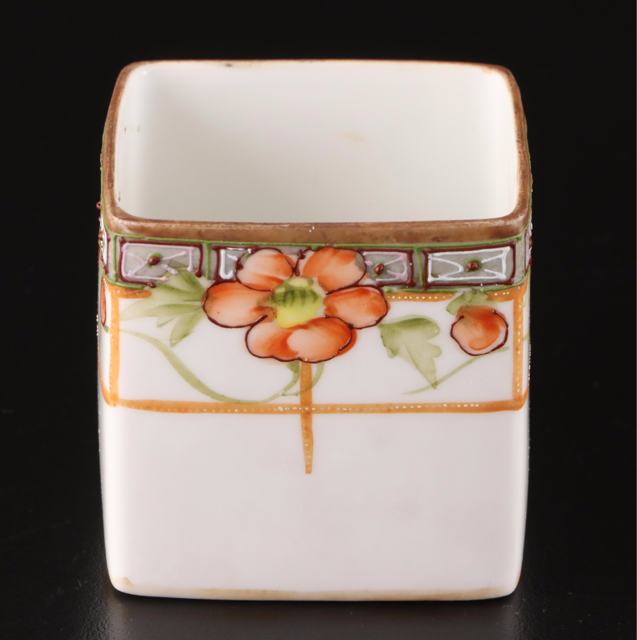 Schmidt Porcelain Teapot with Other Victorian Tableware and Accessories