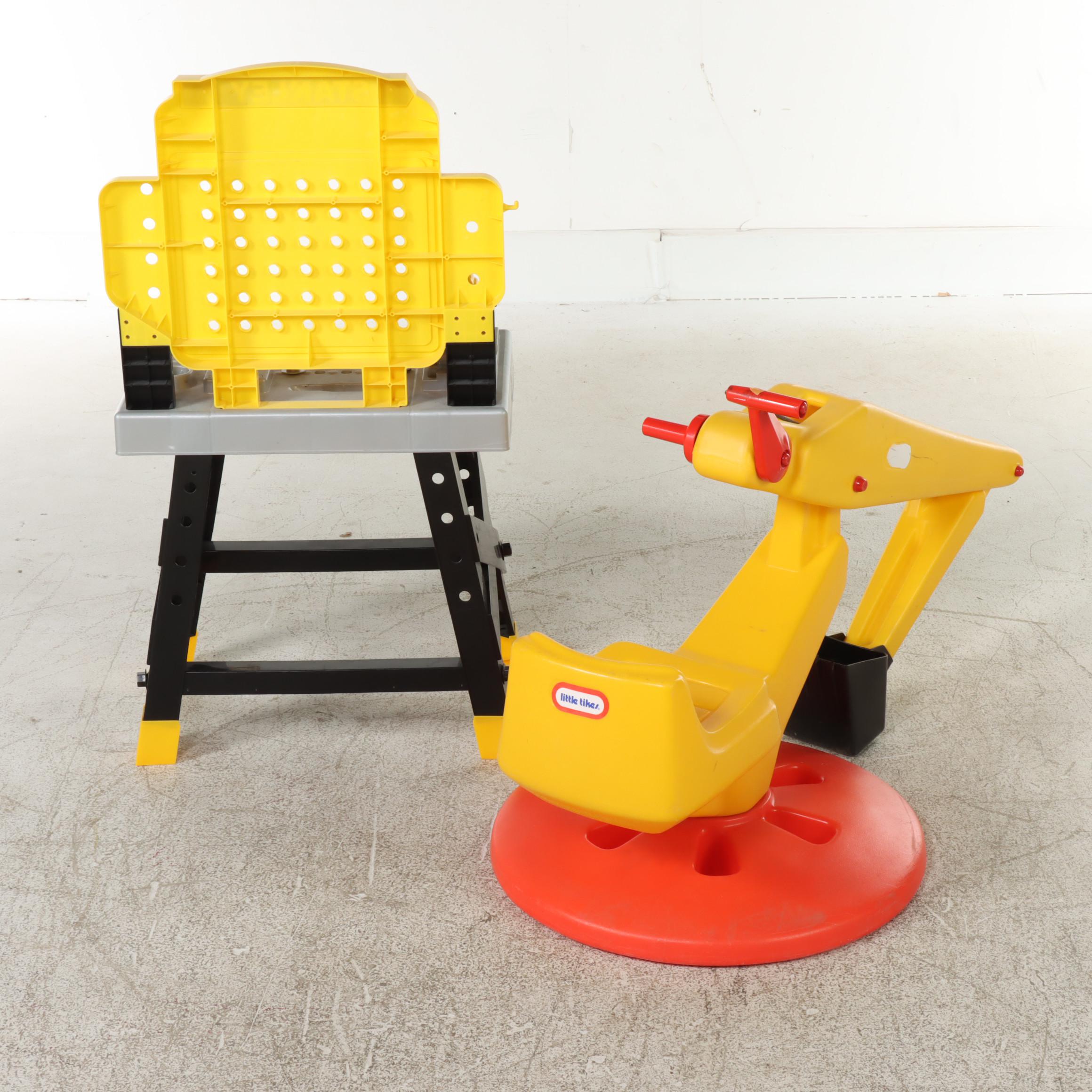 Fisher-Price, Little Tikes and Stanley Children's Play Sets and Table