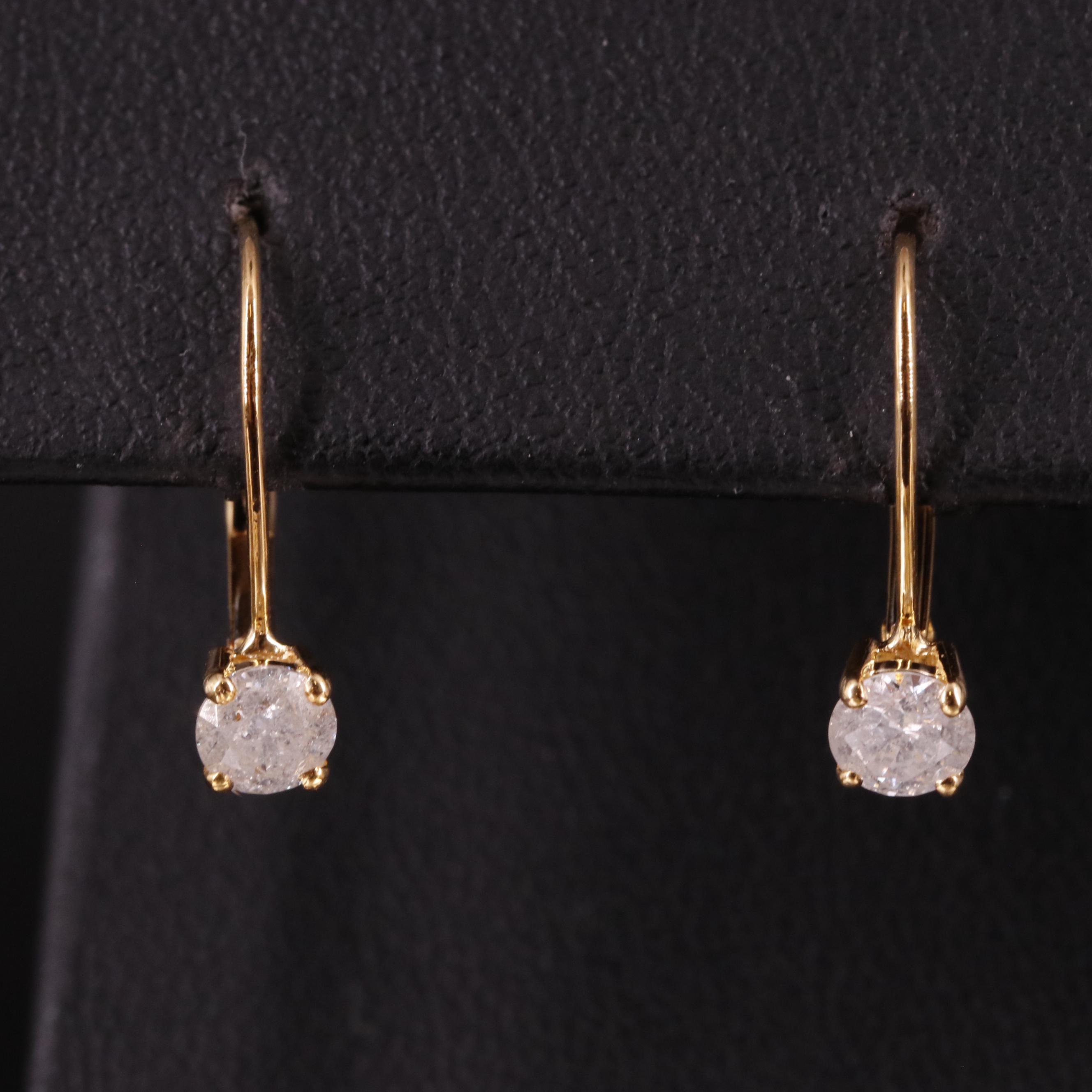 14K 0.62 CTW Diamond Earrings