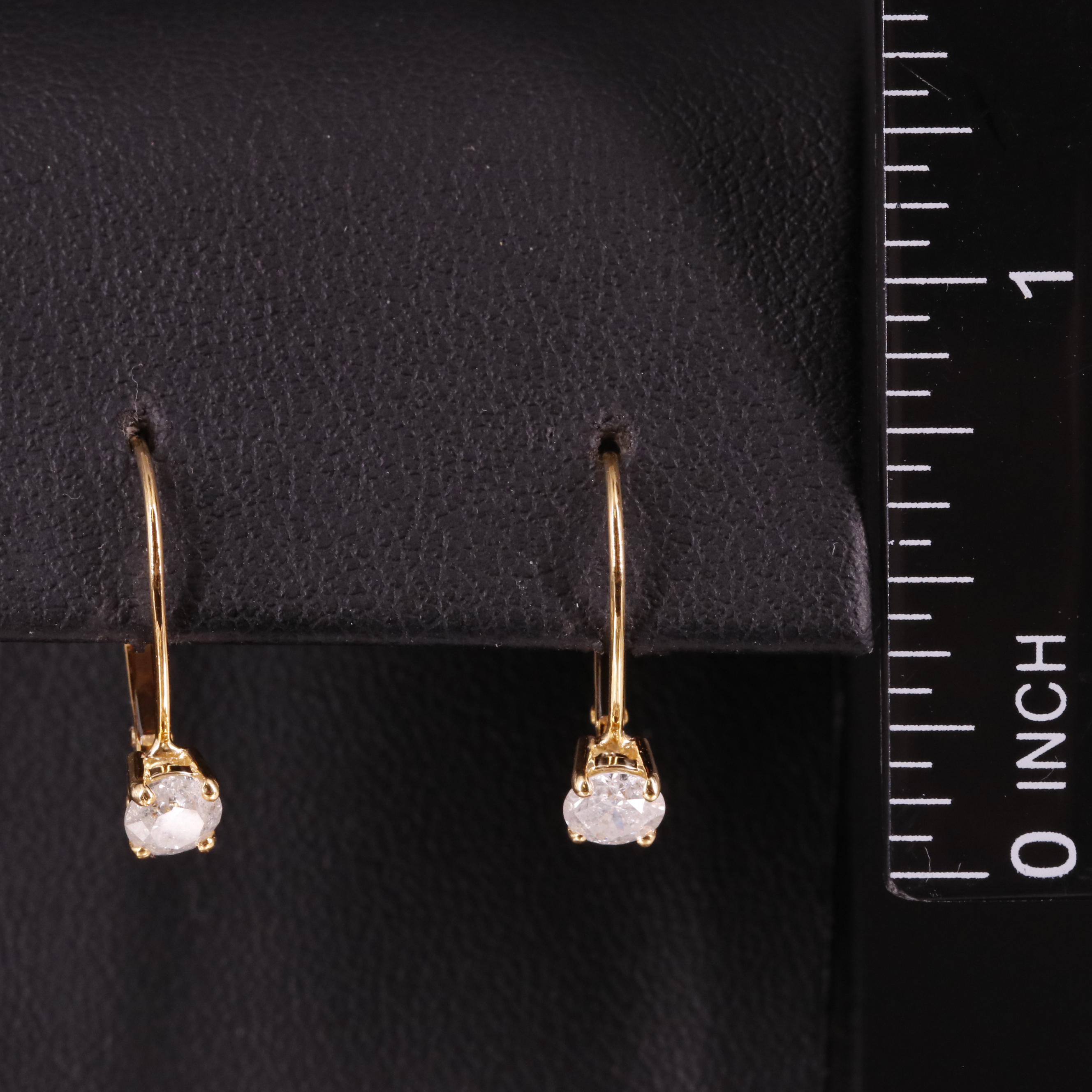 14K 0.62 CTW Diamond Earrings