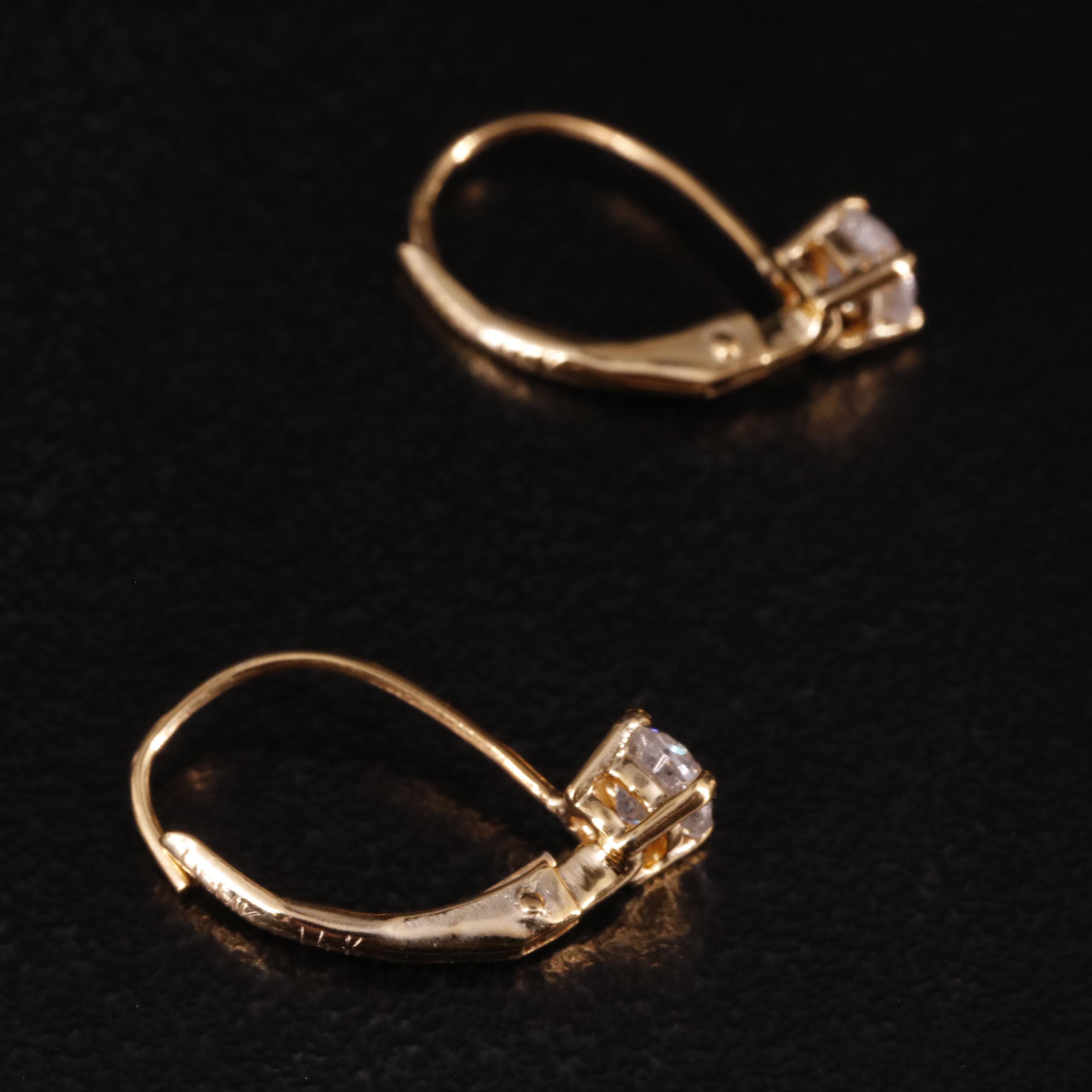 14K 0.62 CTW Diamond Earrings