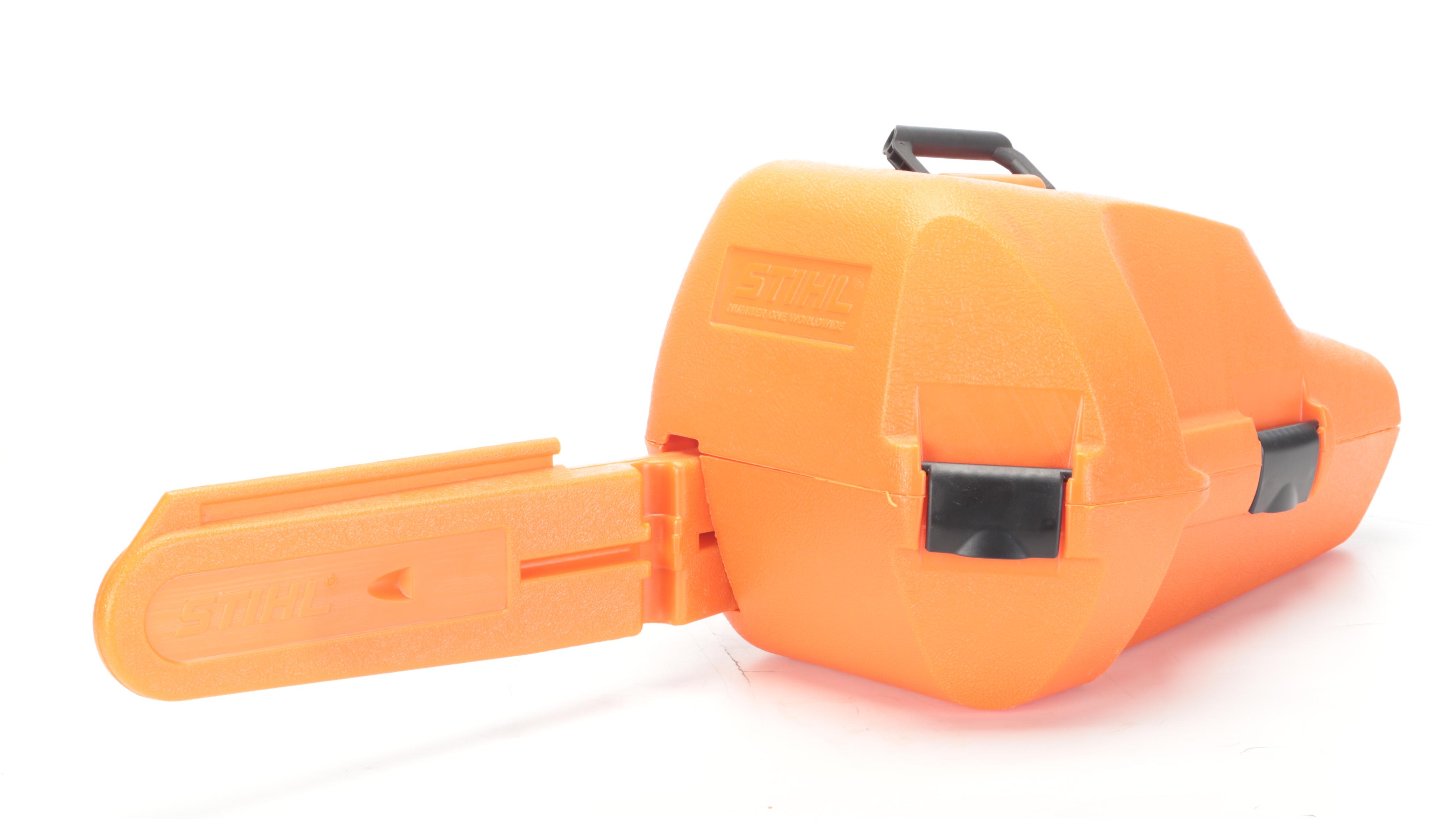 STIHL Gas-Powered Chain Saw With Black + Decker Electric Hedge Trimmer