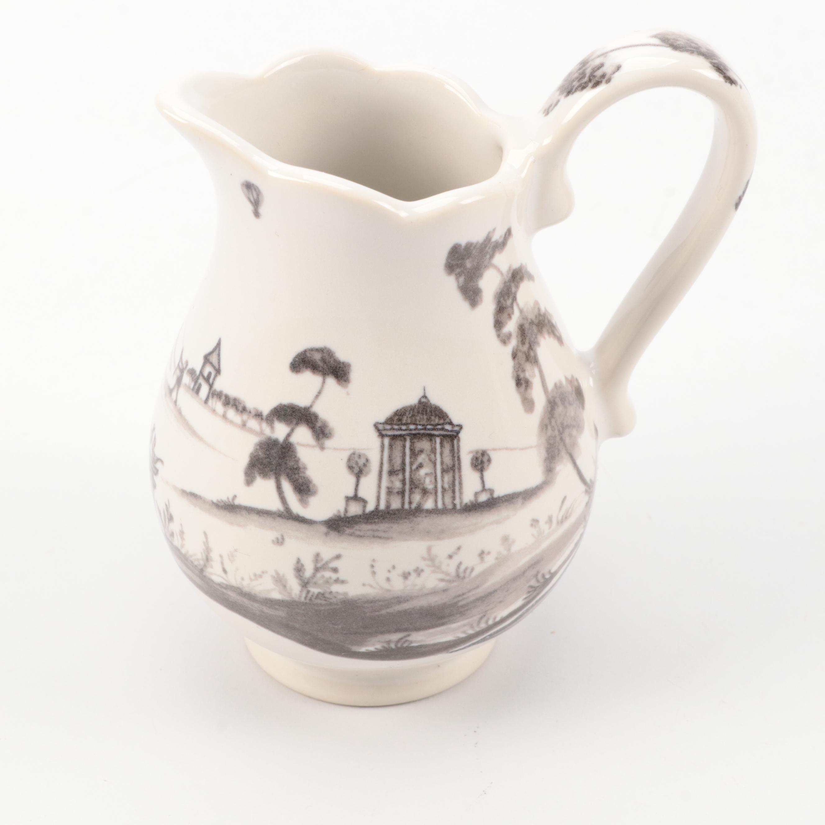 Isis and Juliska Ceramics Country Estate Creamer and Bowls with Micro Mosaic Box