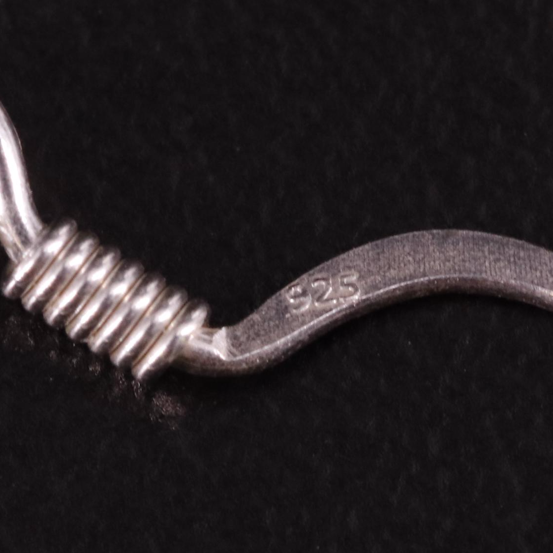 Sterling Amethyst Drop Earrings