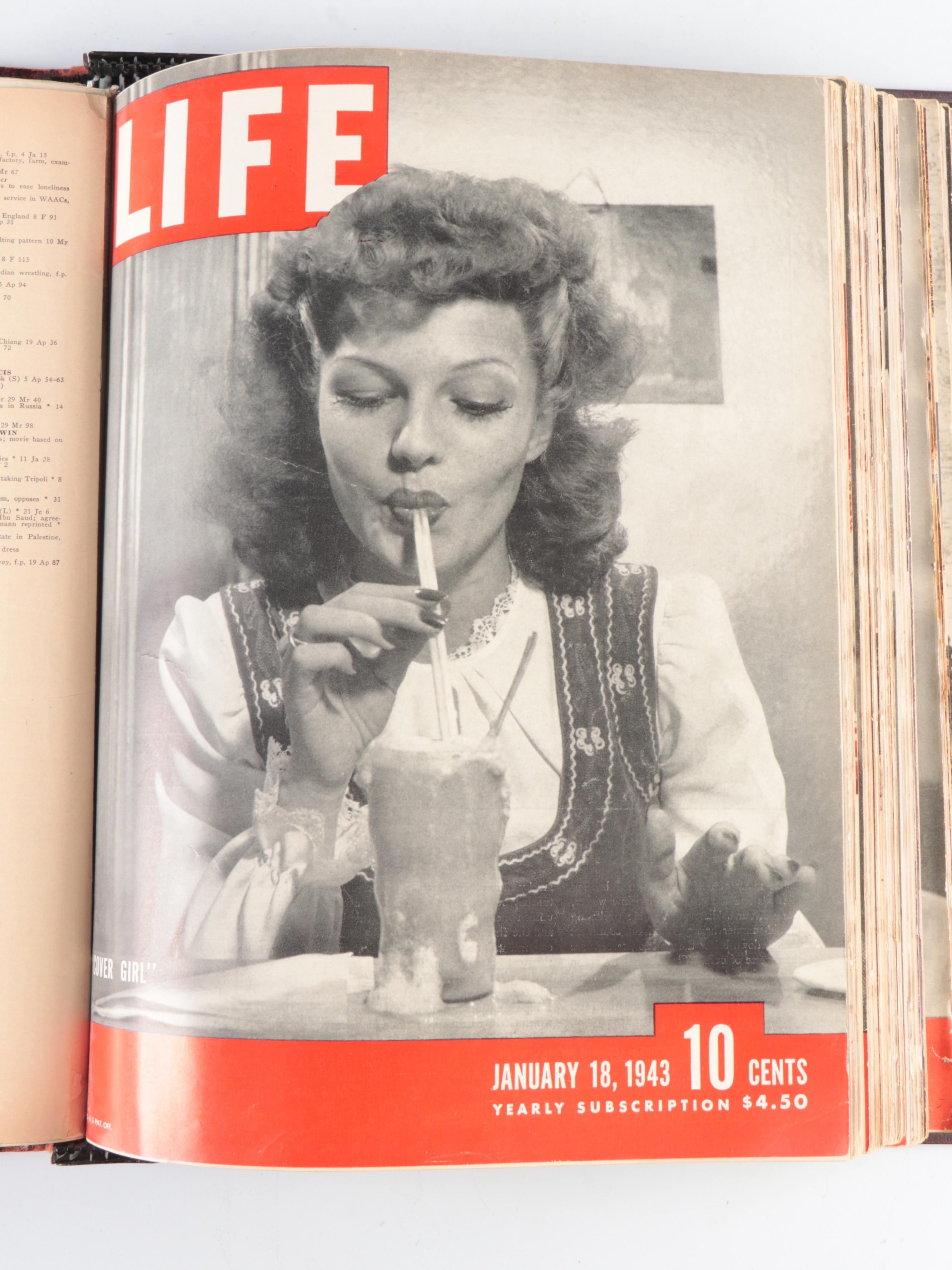 WWII LIFE Magazine Collection with United States Air Force Museum Book