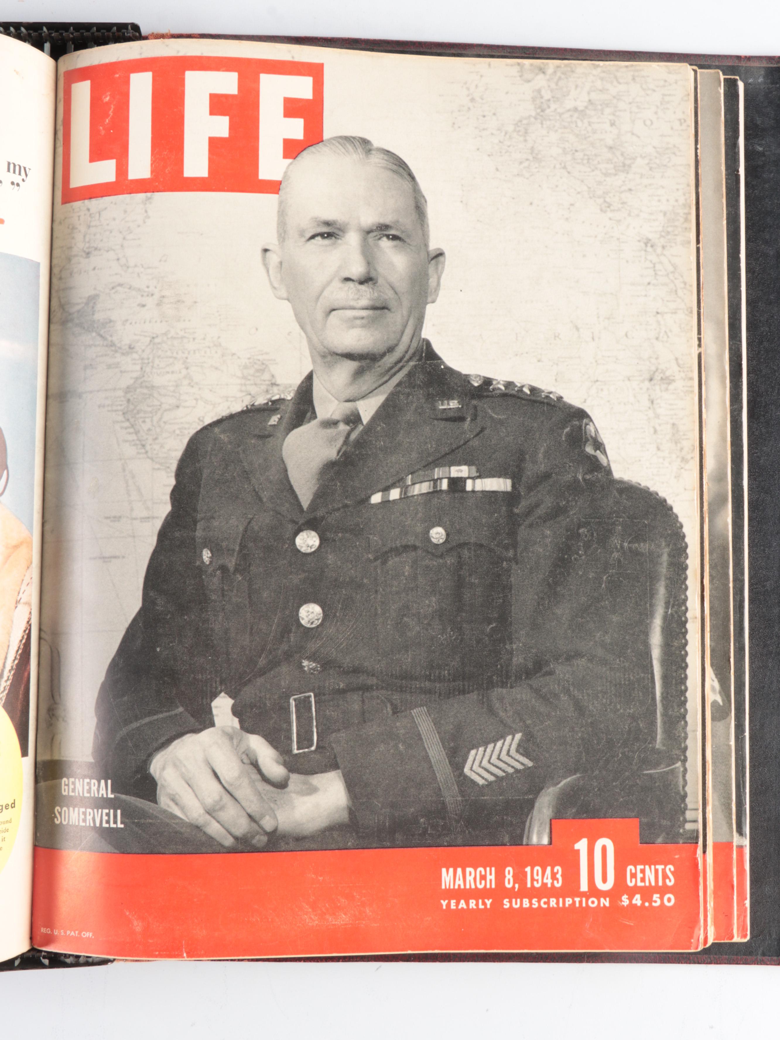 WWII LIFE Magazine Collection with United States Air Force Museum Book