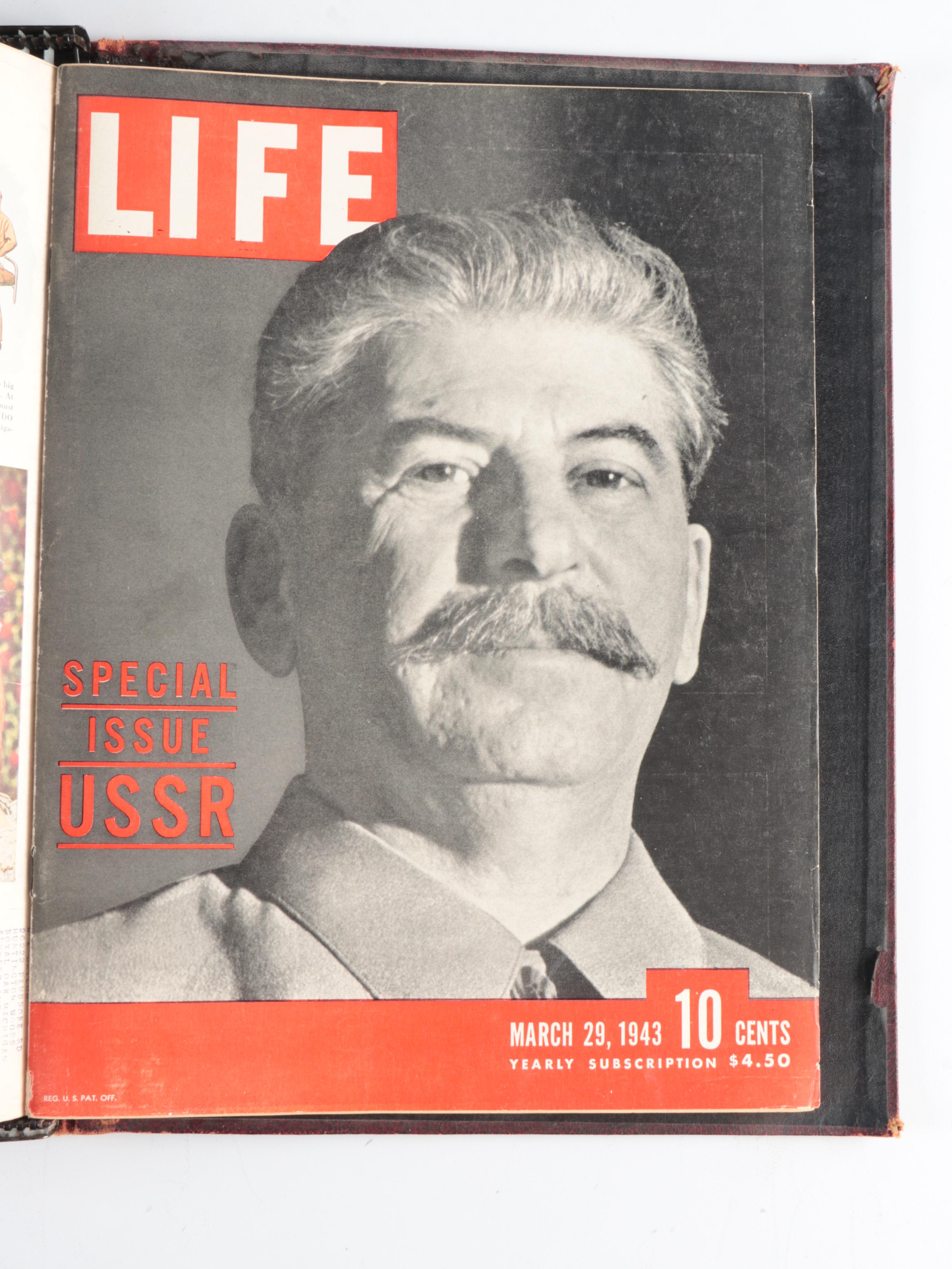 WWII LIFE Magazine Collection with United States Air Force Museum Book