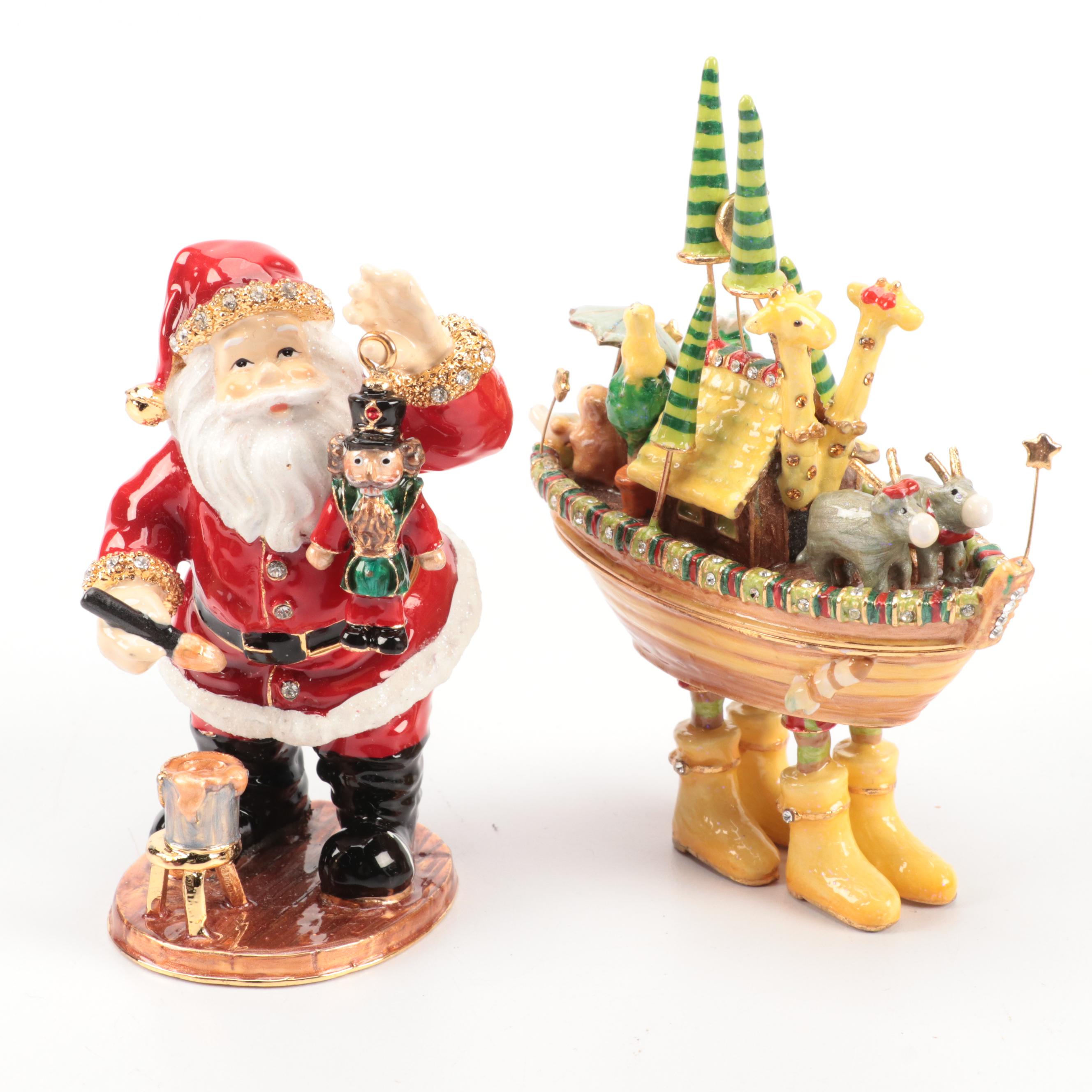 Tiffany & Co. Porcelain Box with Resin Trinket Boxes