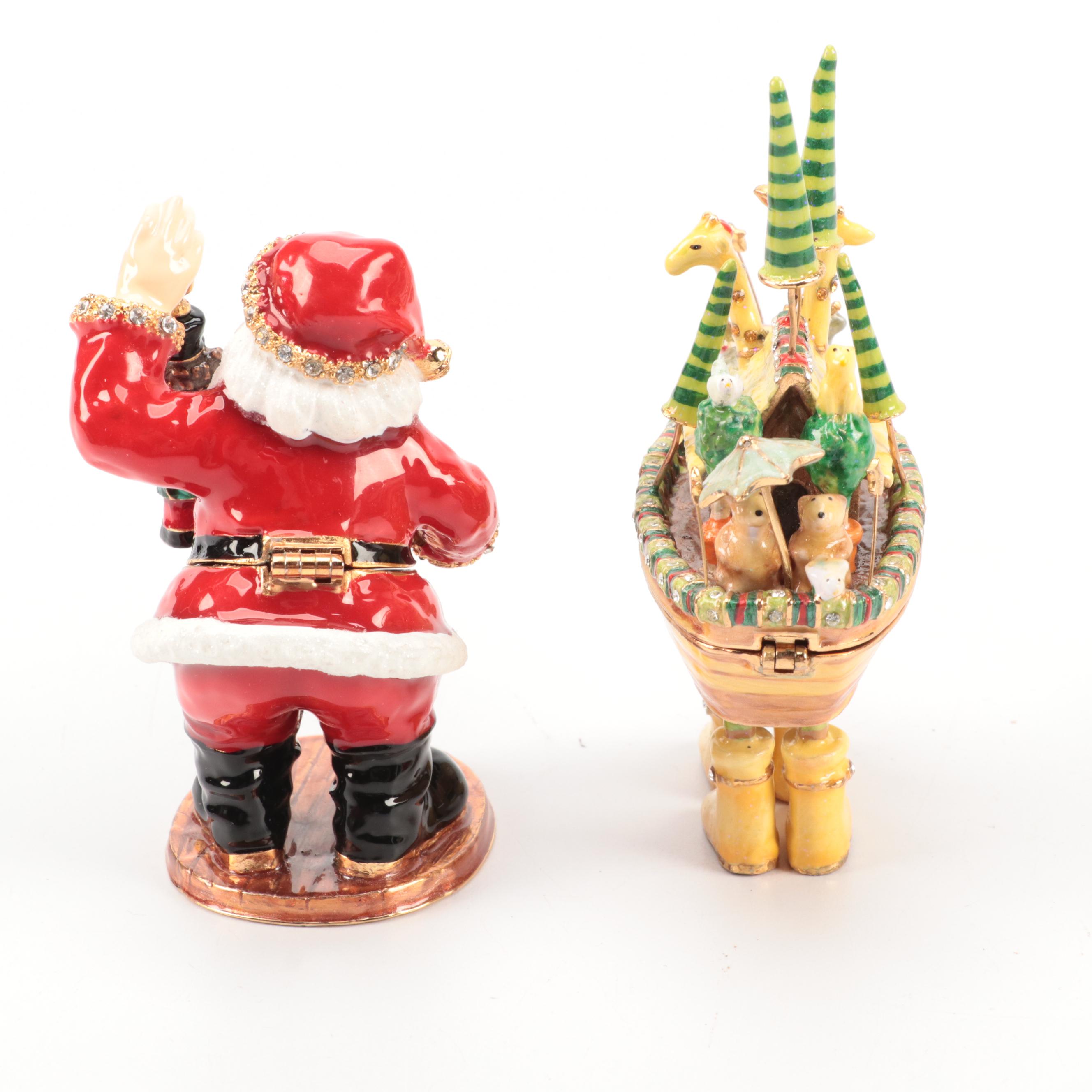 Tiffany & Co. Porcelain Box with Resin Trinket Boxes