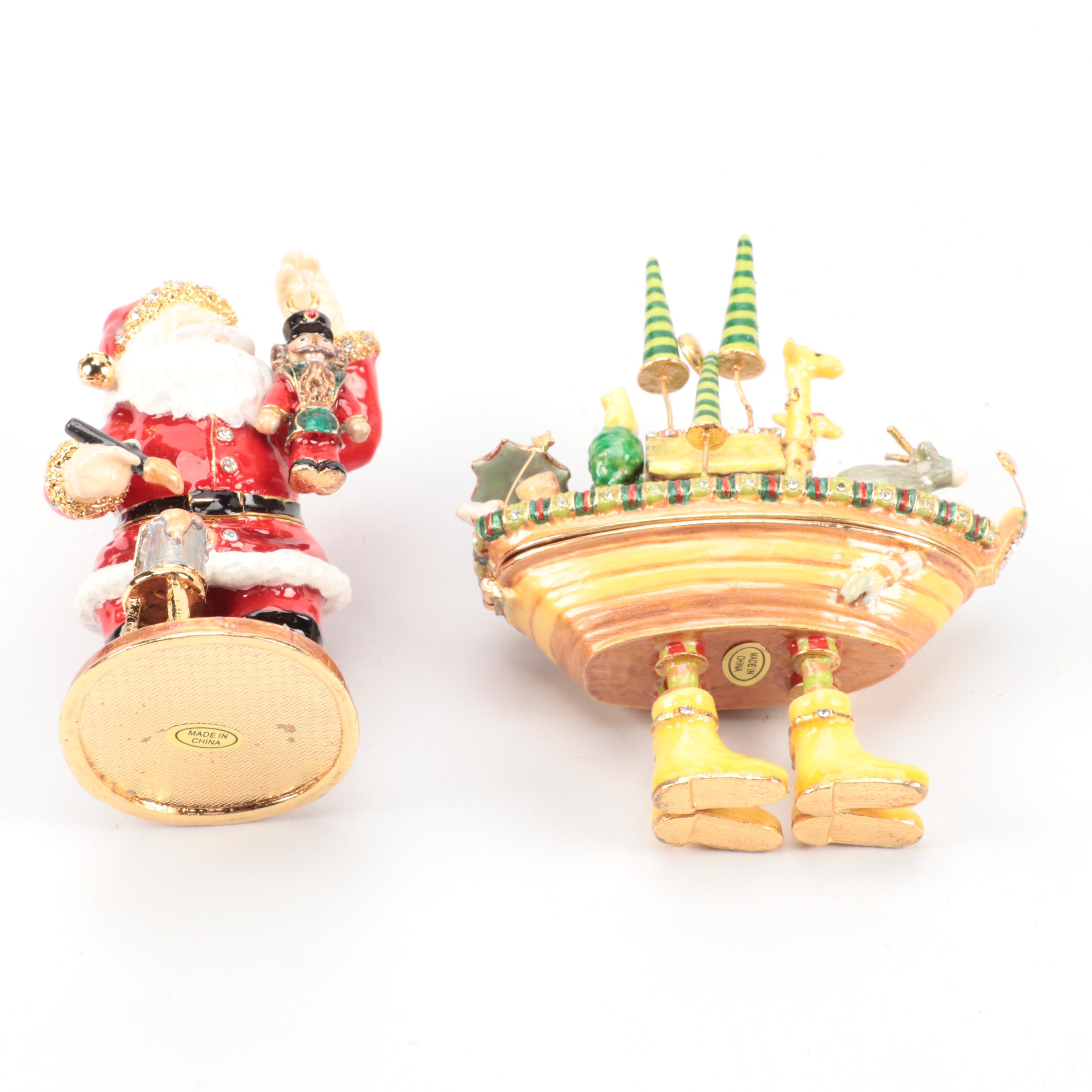 Tiffany & Co. Porcelain Box with Resin Trinket Boxes