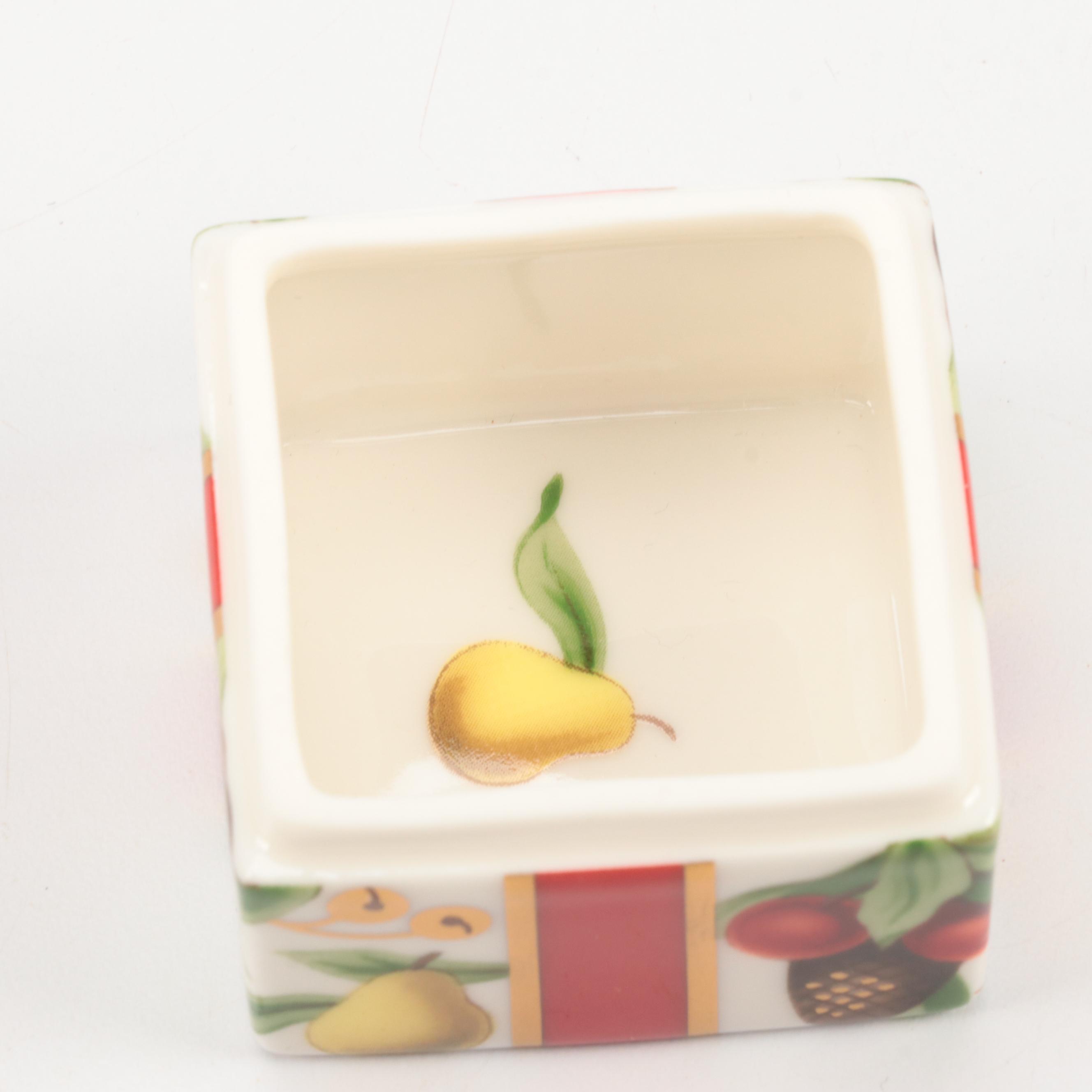 Tiffany & Co. Porcelain Box with Resin Trinket Boxes