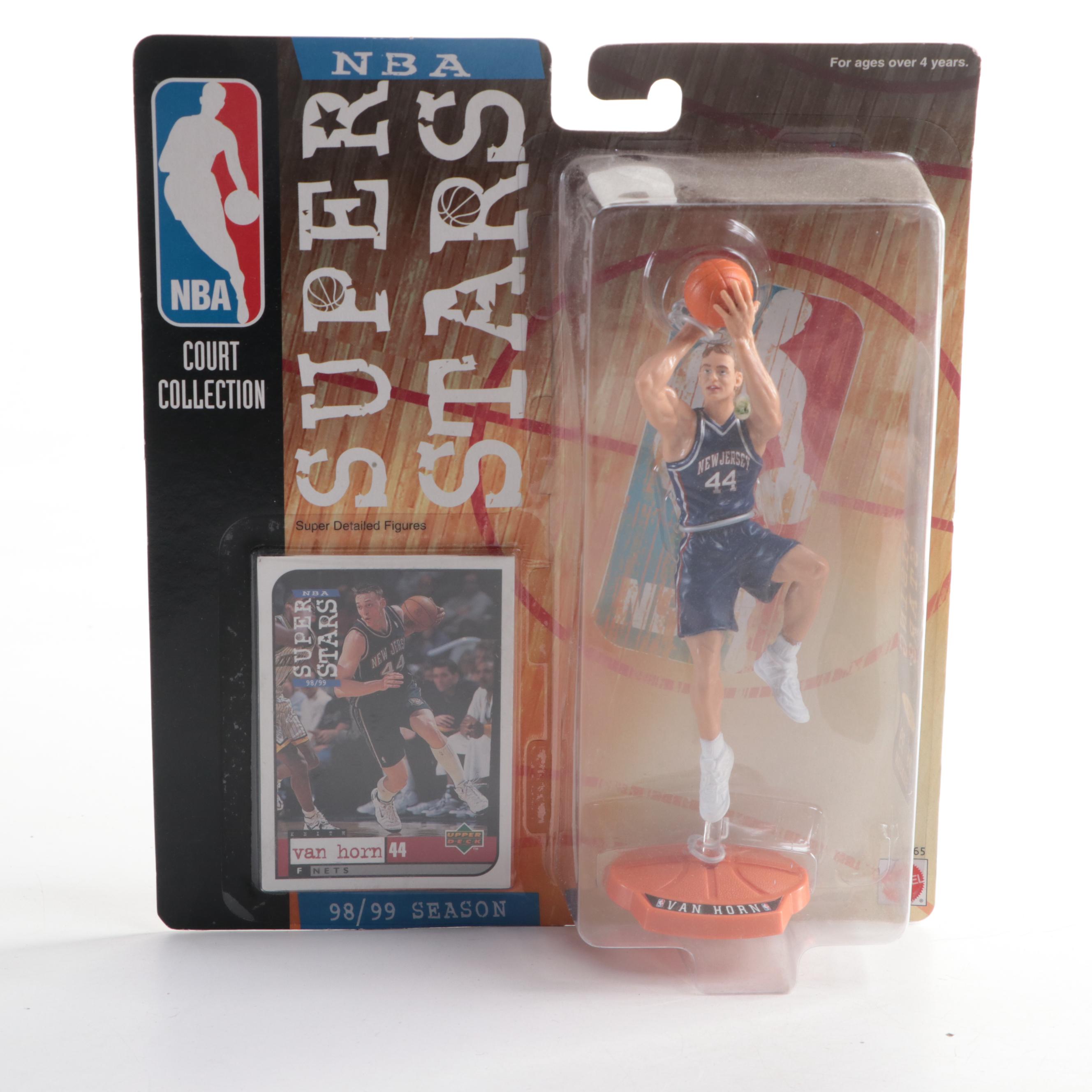 Sealed NBA Super Stars Court Collection Action Figures with Grant Hill, and More