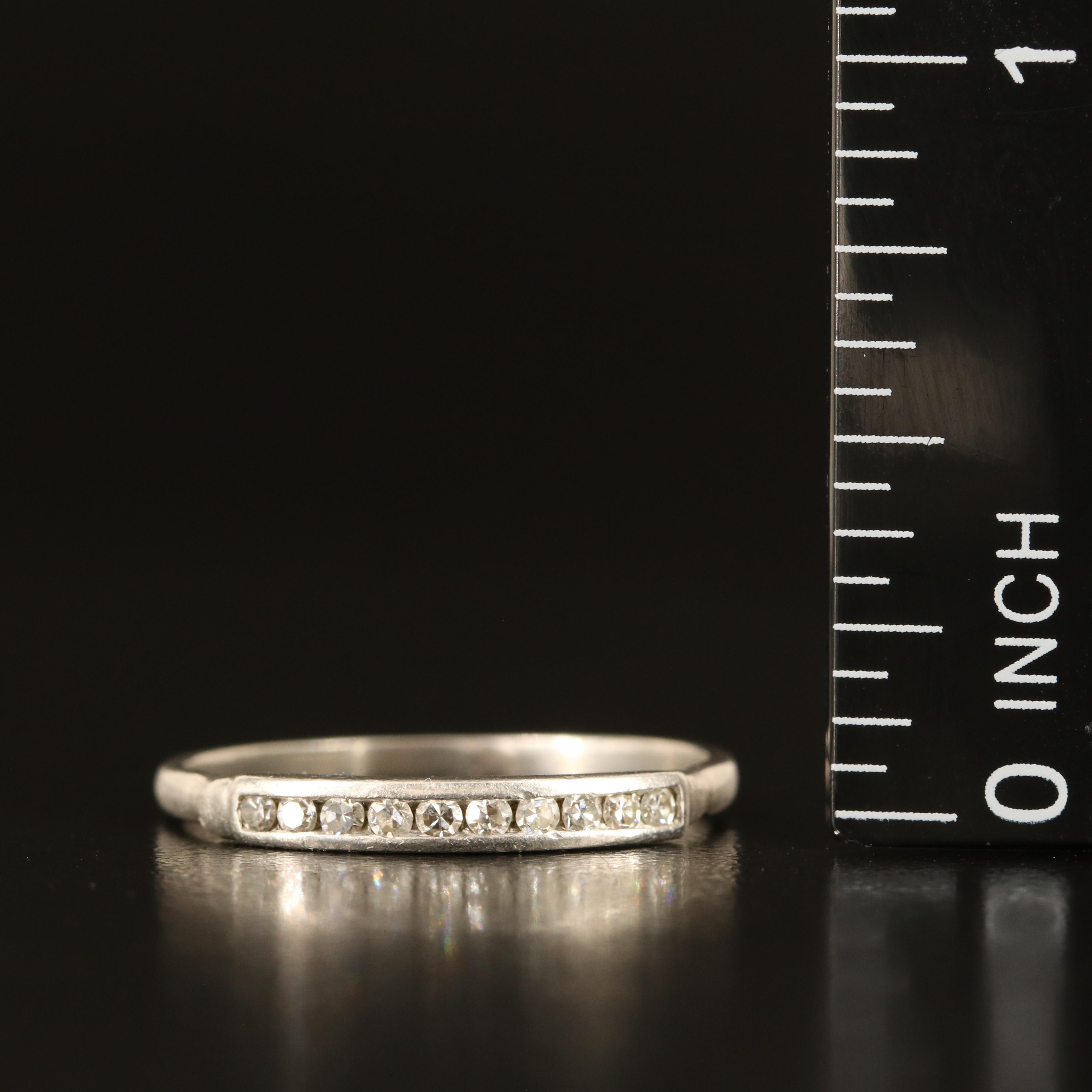 Platinum 0.15 CTW Diamond Band