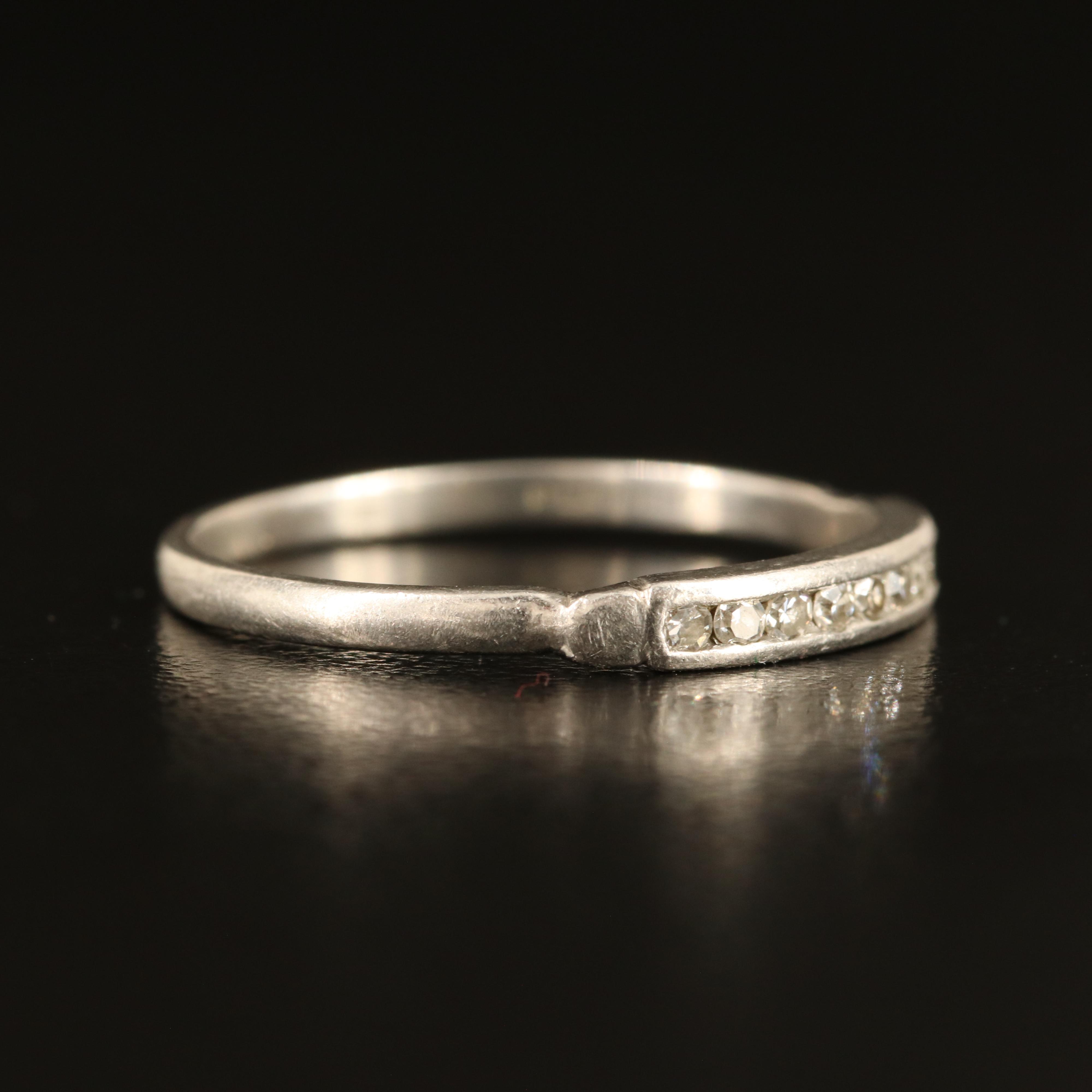 Platinum 0.15 CTW Diamond Band