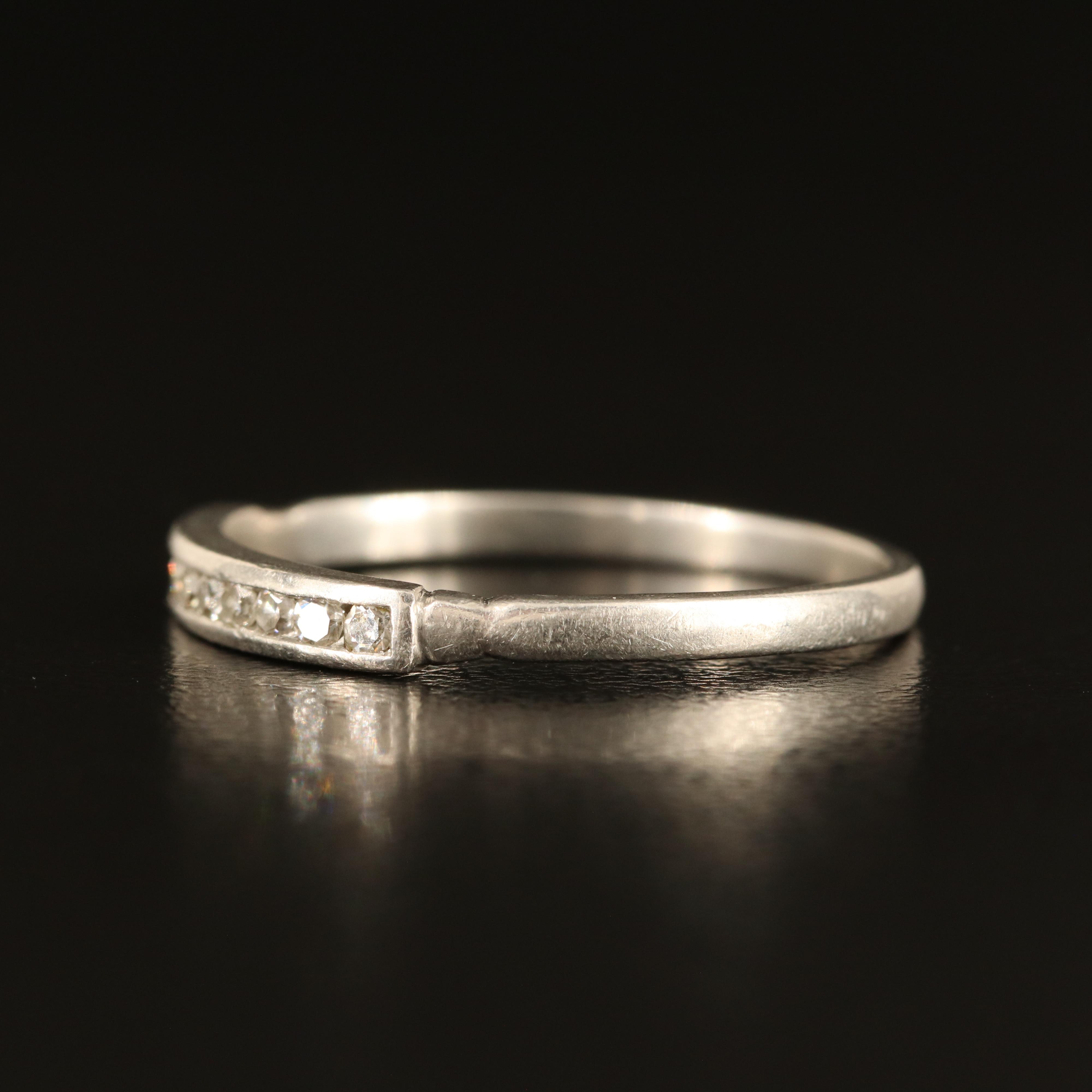 Platinum 0.15 CTW Diamond Band