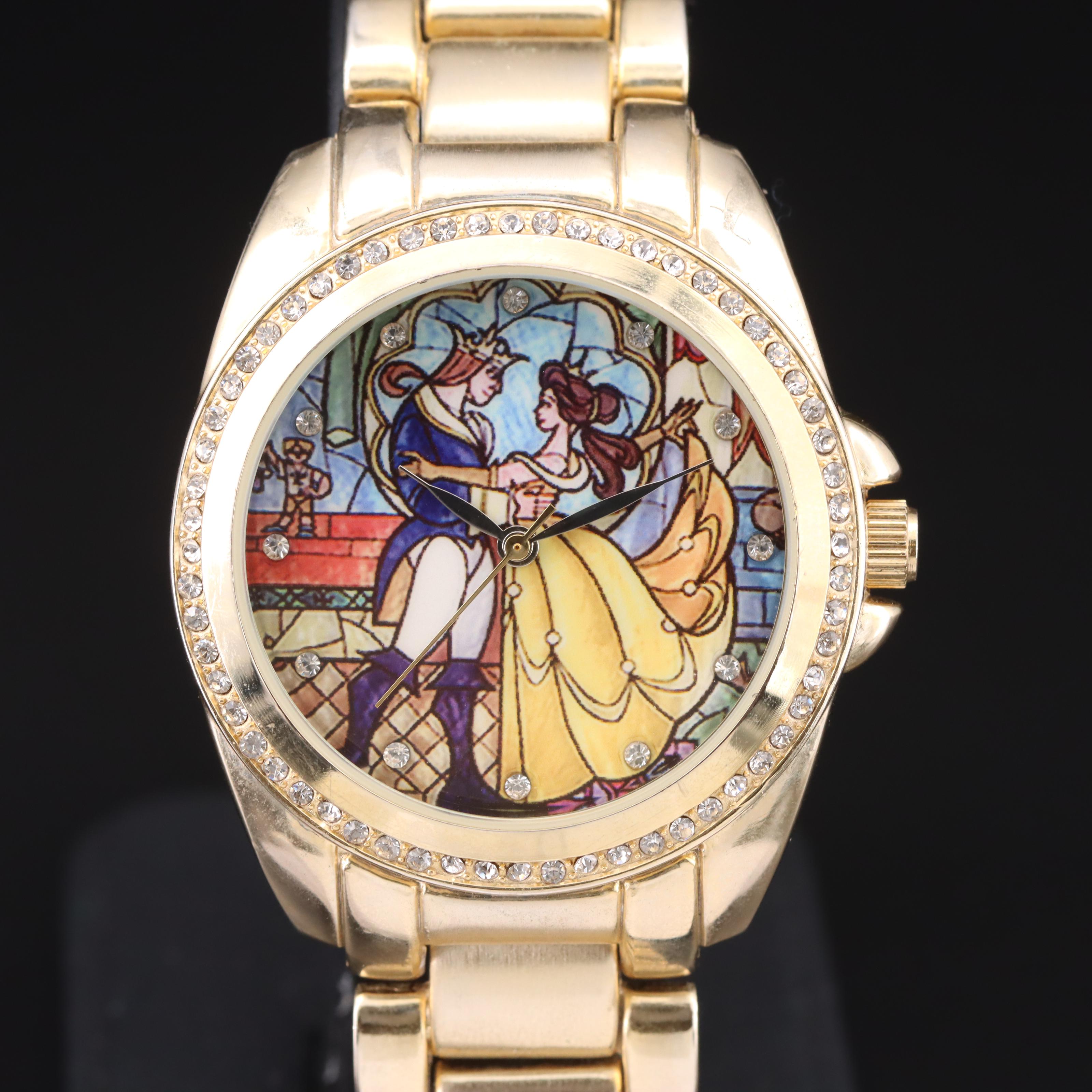 Disney's Beauty and the Beast Quartz Watch by Accutime