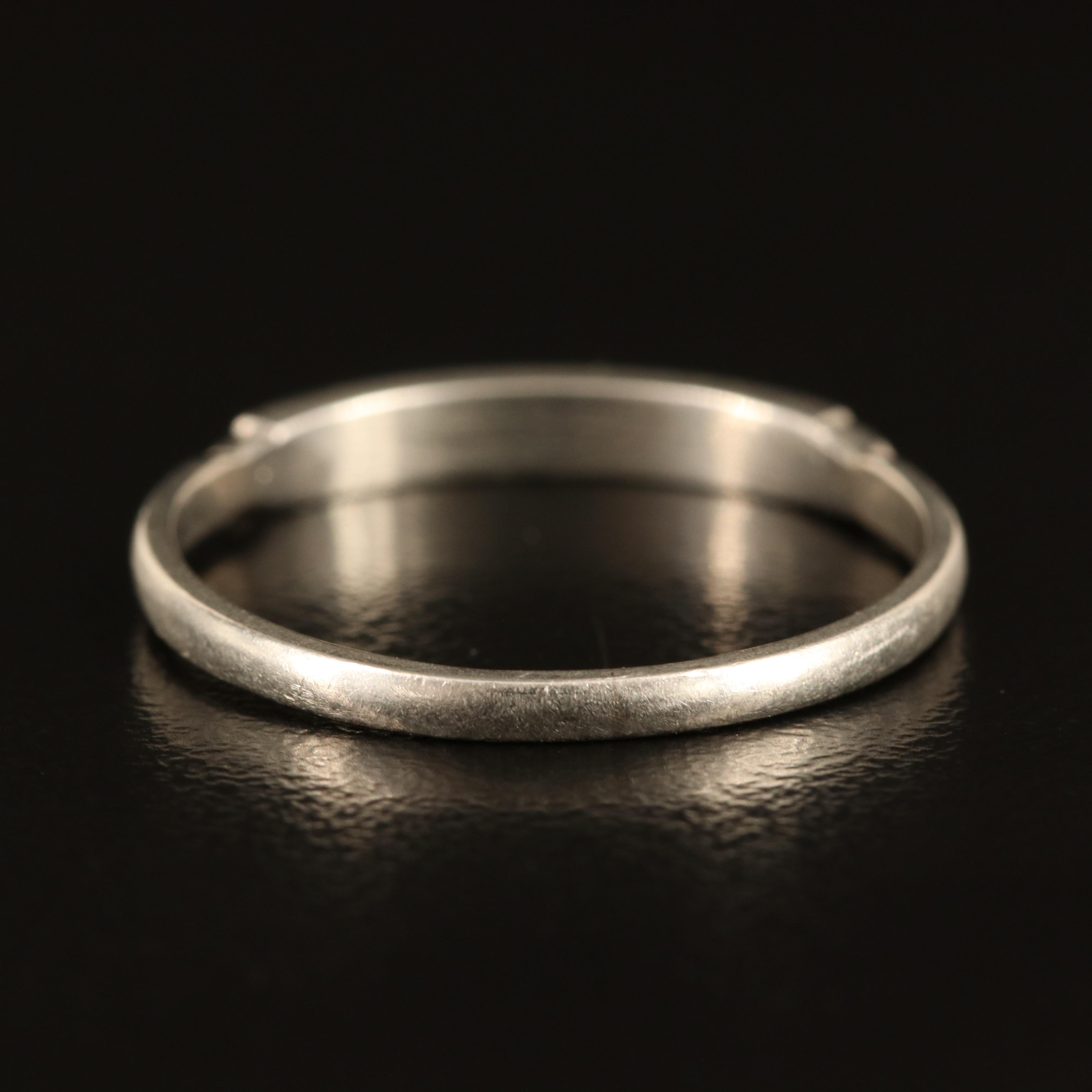 Platinum 0.15 CTW Diamond Band